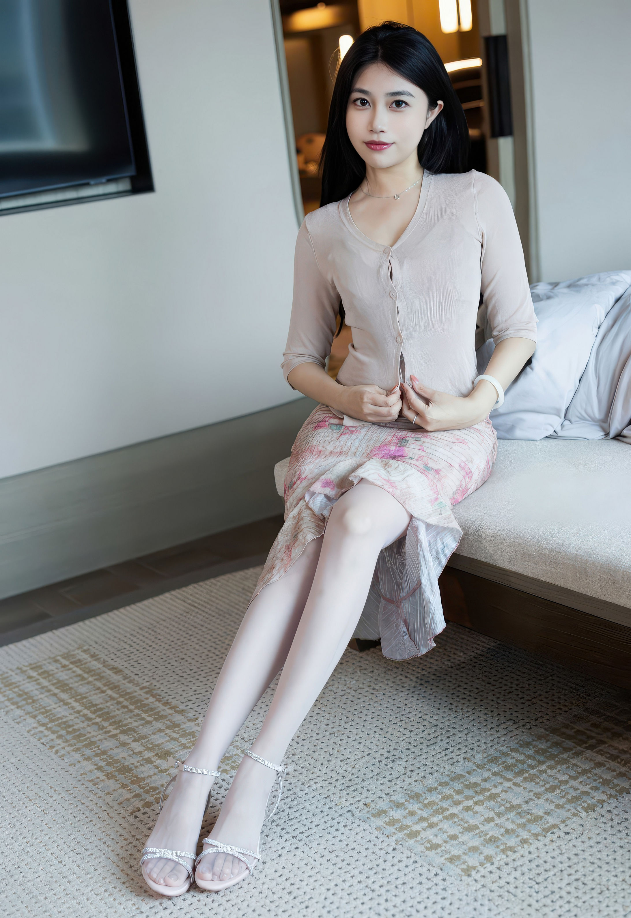 [IMISS爱蜜社] 2026.01.04 VOL.804 许诺Sabrina 诱人白色丝袜 性感写真 [55+1P]