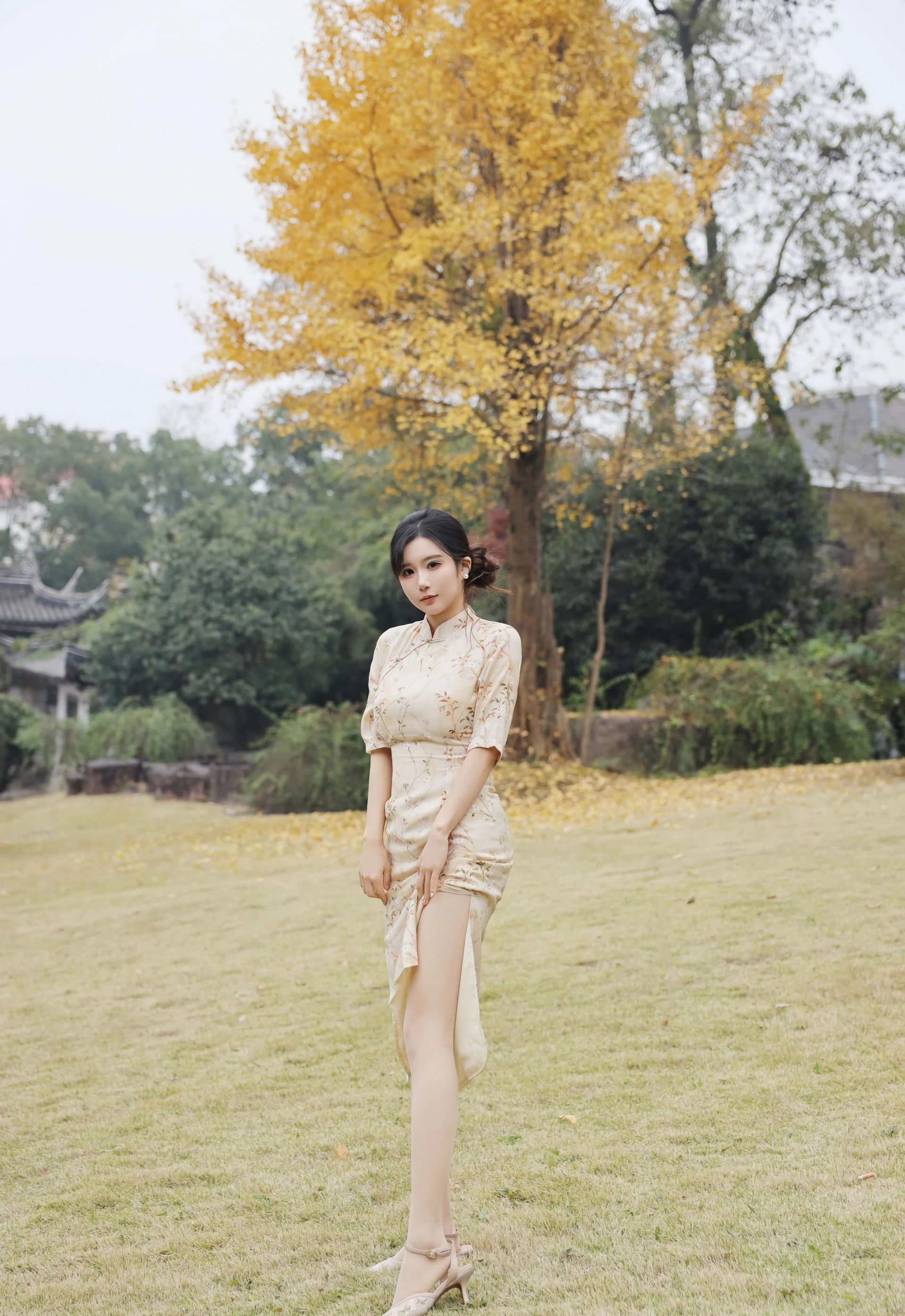 [XiuRen秀人网] 2026.01.09 No.11214 小肉肉咪 浅黄色旗袍 魅惑肉丝 性感写真 [75+1P]