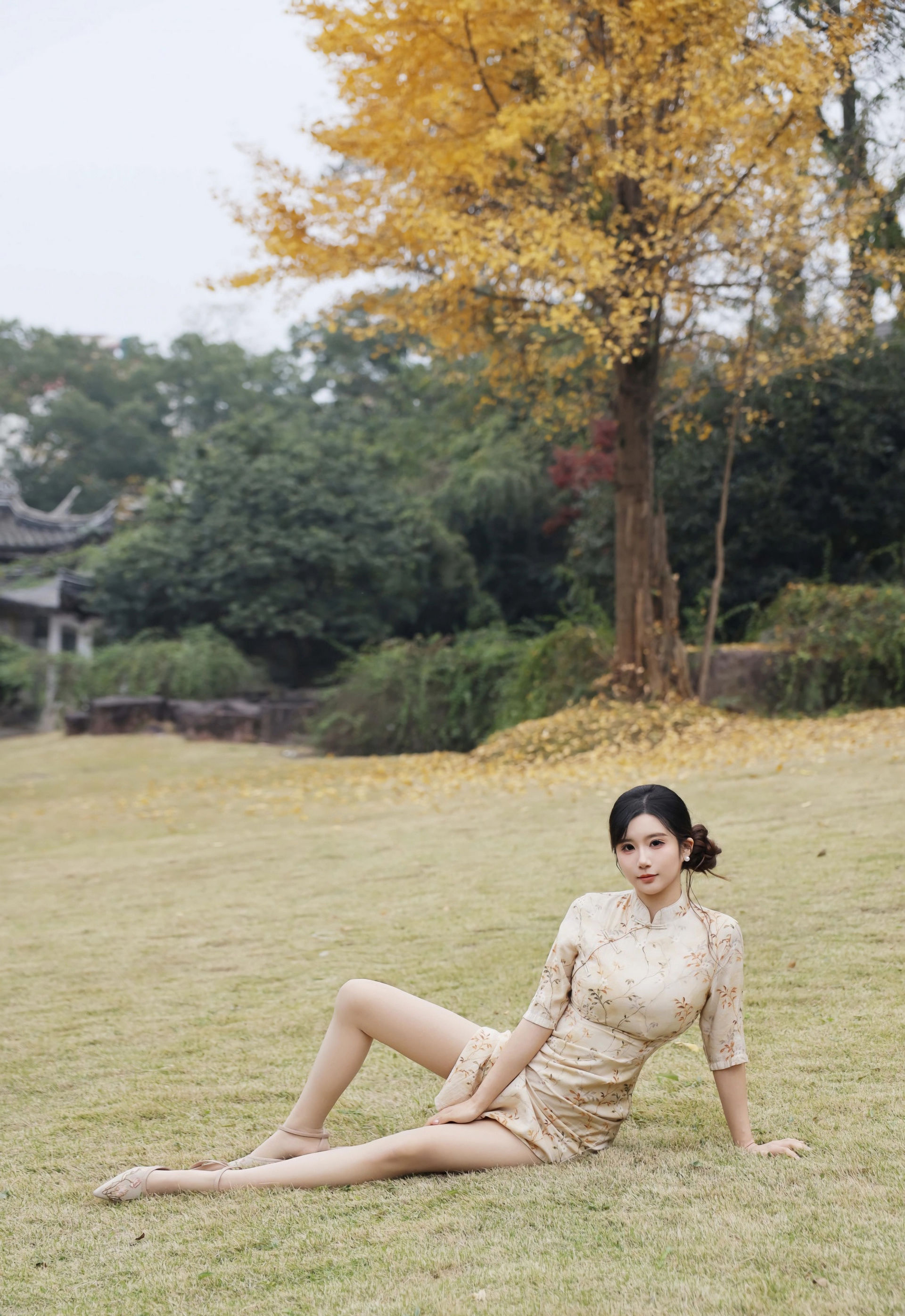 [XiuRen秀人网] 2026.01.09 No.11214 小肉肉咪 浅黄色旗袍 魅惑肉丝 性感写真 [75+1P]