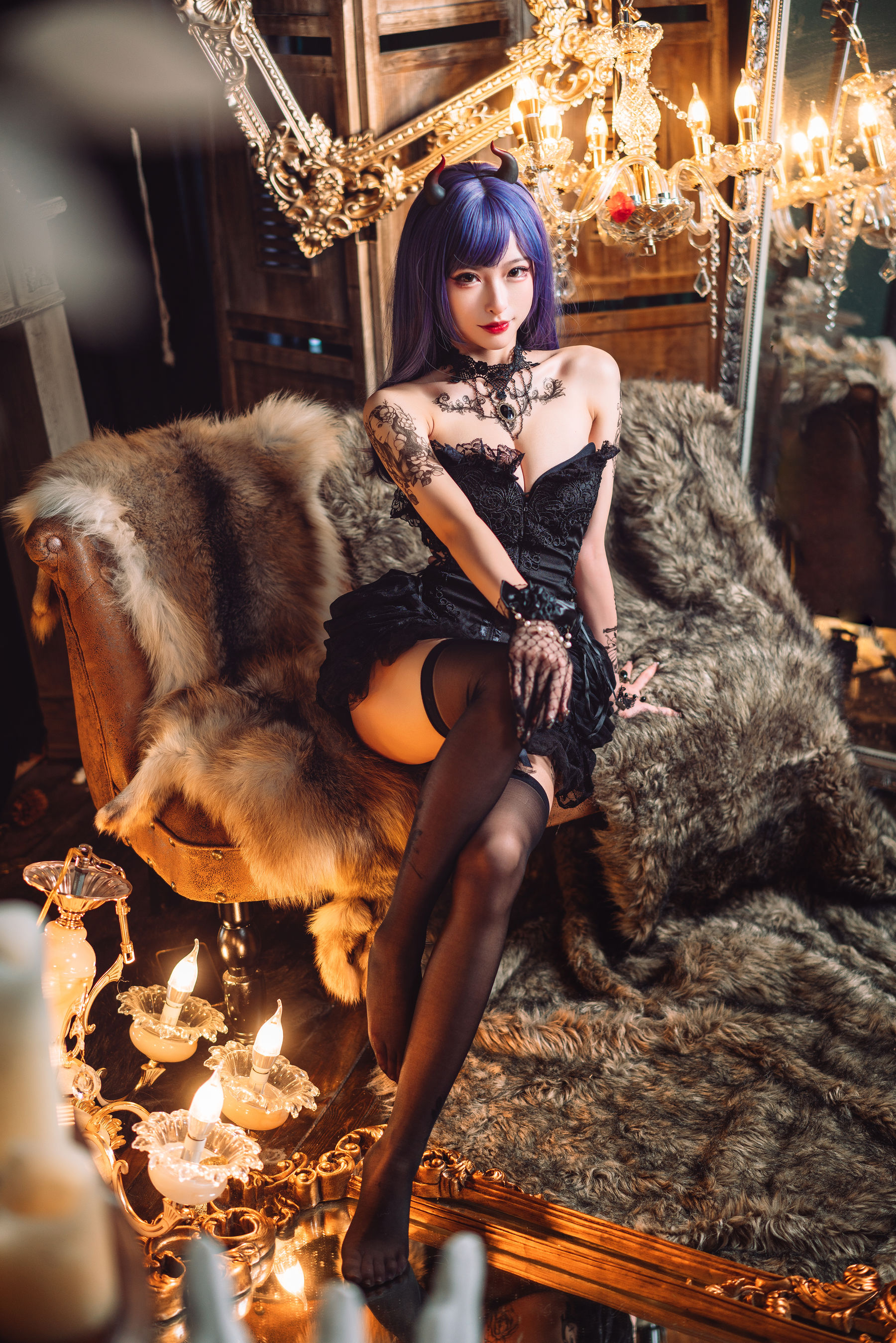 [COSPLAY] 清水由乃 暗黑纹身