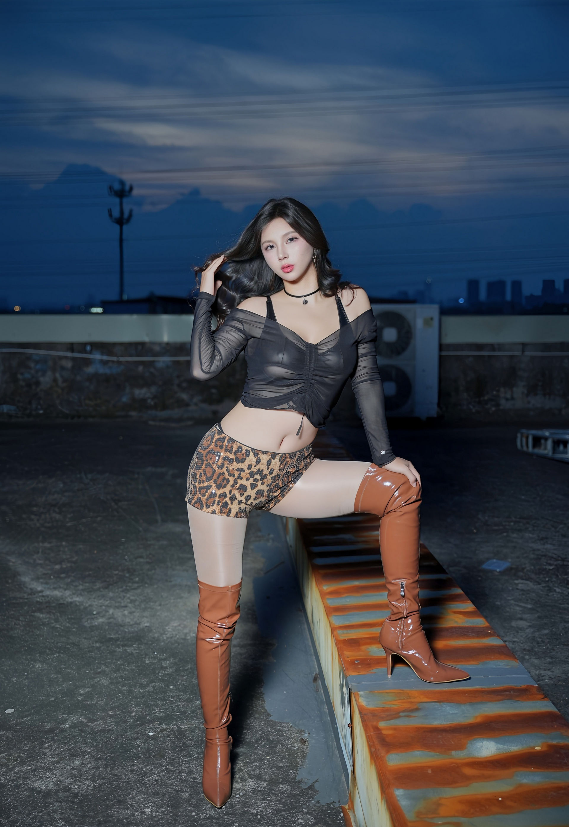 [XiuRen秀人网] 2026.01.23 No.11266 小蛮妖Yummy 黑色情趣内衣 诱人肉色丝袜 性感写真 [76+1P]