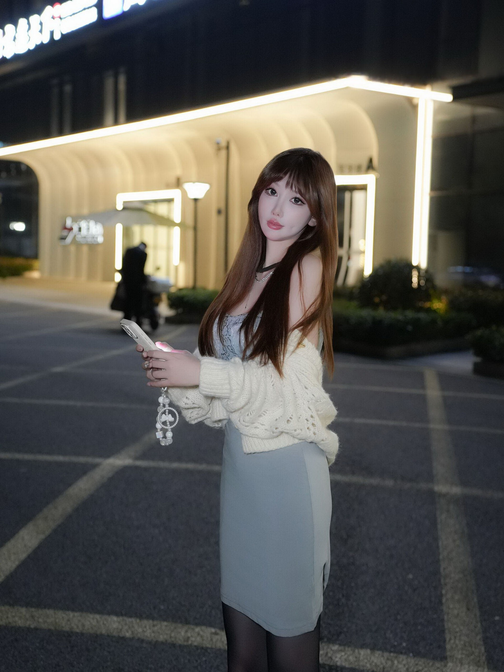 [秀人内购] 李金金 诱人私拍福利 吊带黑丝