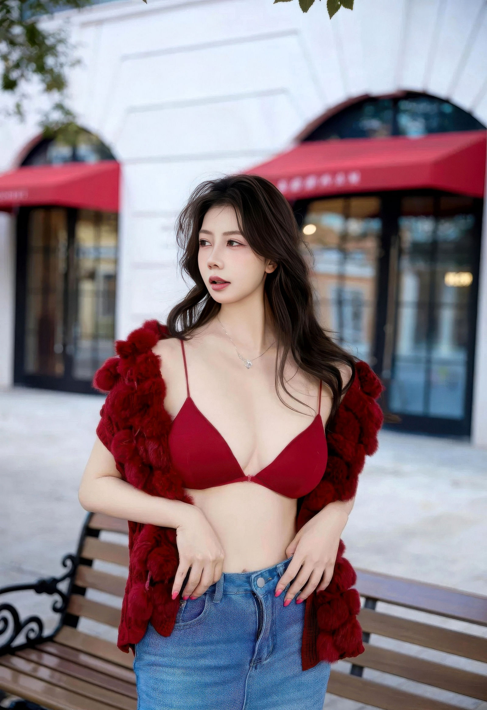 [XiuRen秀人网] 2026.01.29 No.11293 尹甜甜 红色毛衣 蓝色牛仔裤 性感写真 [76+1P]