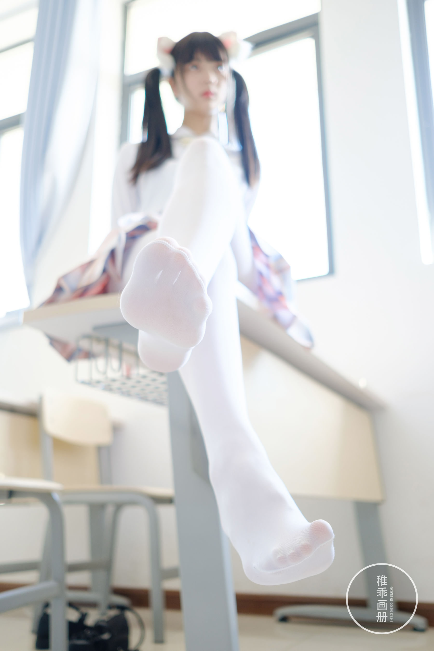 [稚乖画册] 晴空 赤西夜夜 白丝JK [63P]