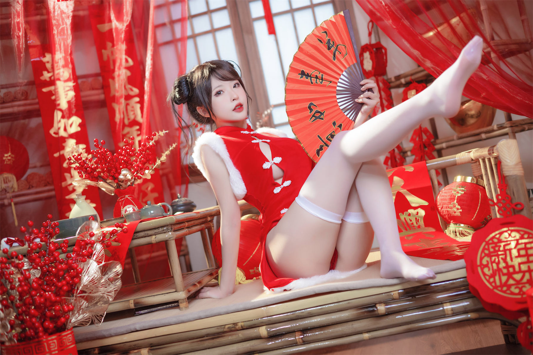 [COSPLAY] 清水由乃 新年旗袍
