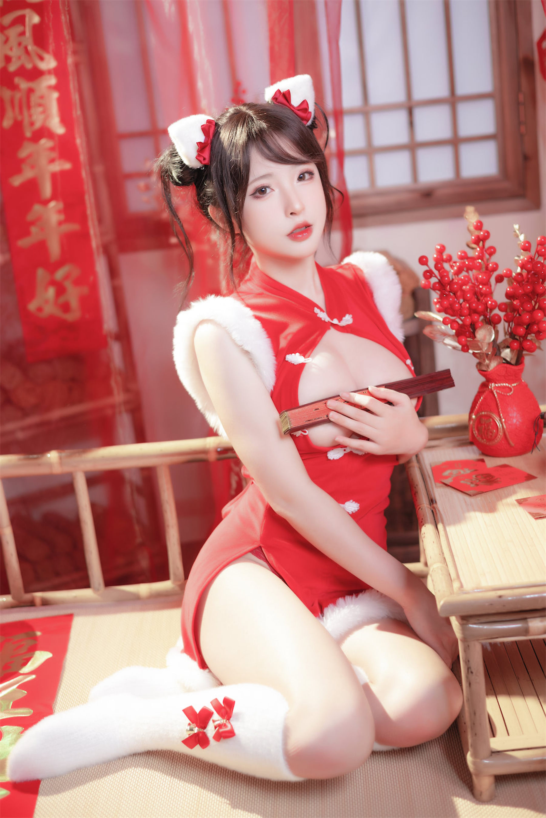 [COSPLAY] 清水由乃 新年旗袍