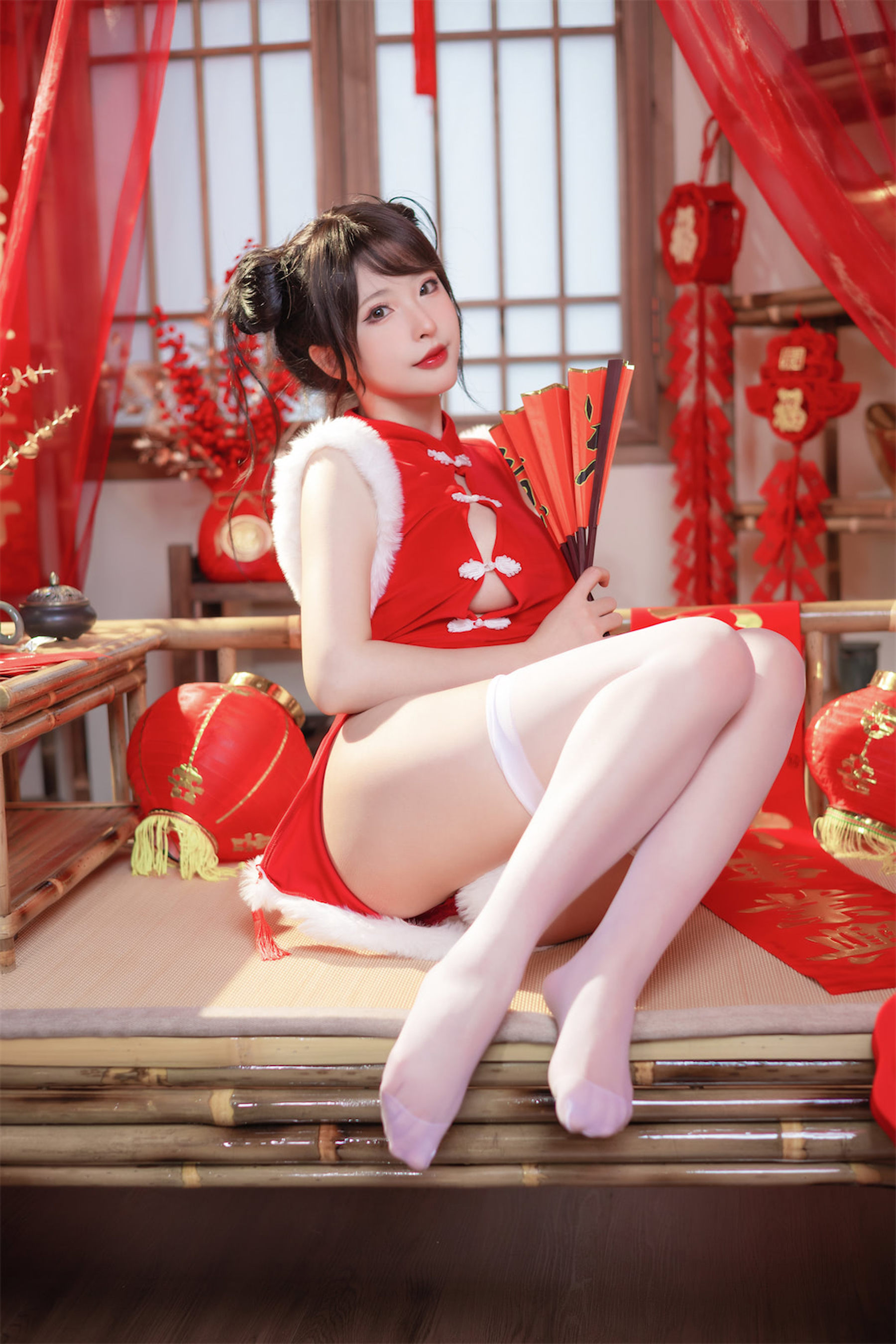 [COSPLAY] 清水由乃 新年旗袍