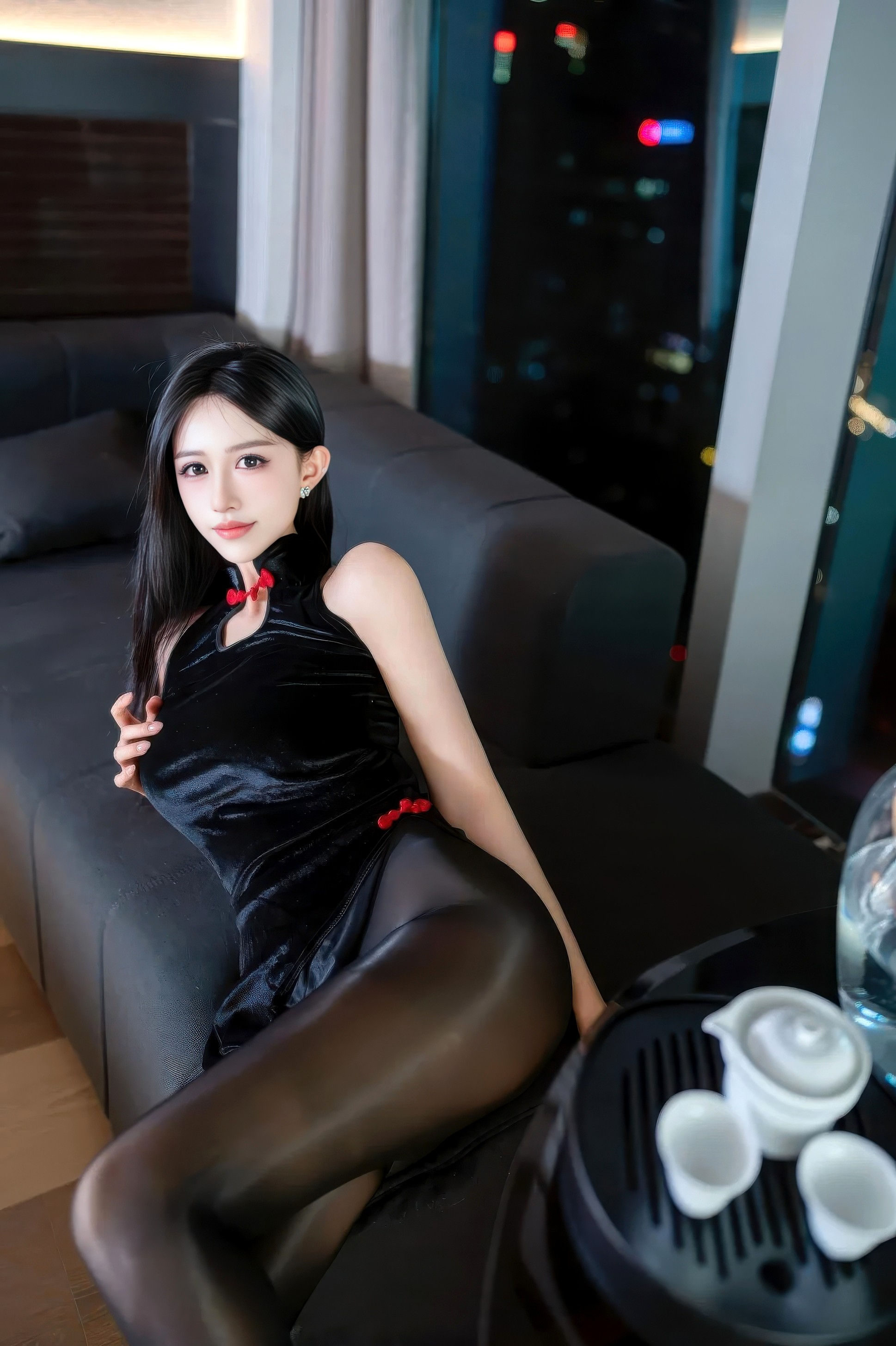 [XiuRen秀人网] 2026.01.30 No.11300 shelly诗莉 黑色情趣内衣 魅惑黑丝 性感写真 [75+1P]