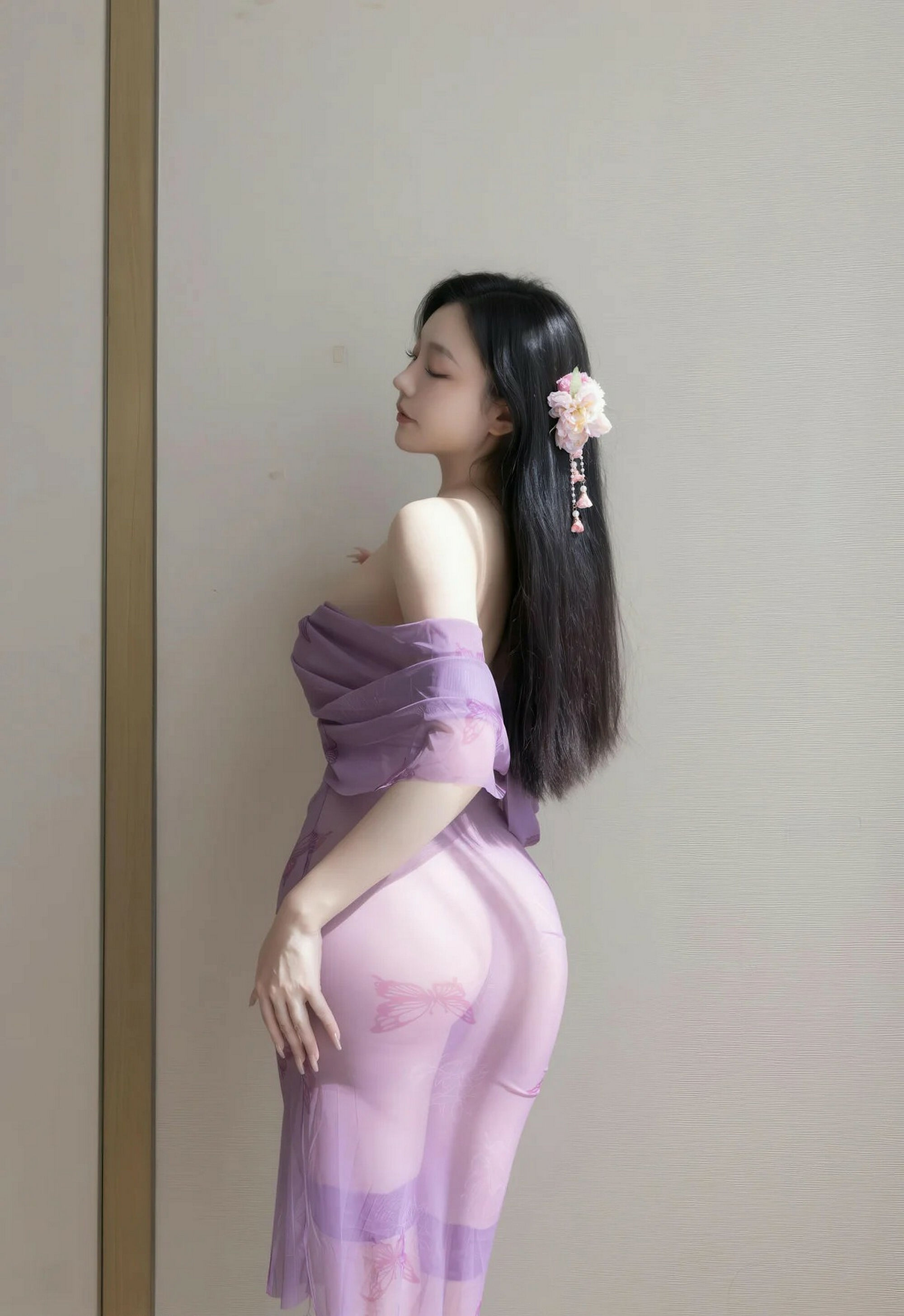 [XiuRen秀人网] 2026.02.03 No.11312 安然anran 紫色连衣裙 诱人肉色丝袜 性感写真 [78+1P]