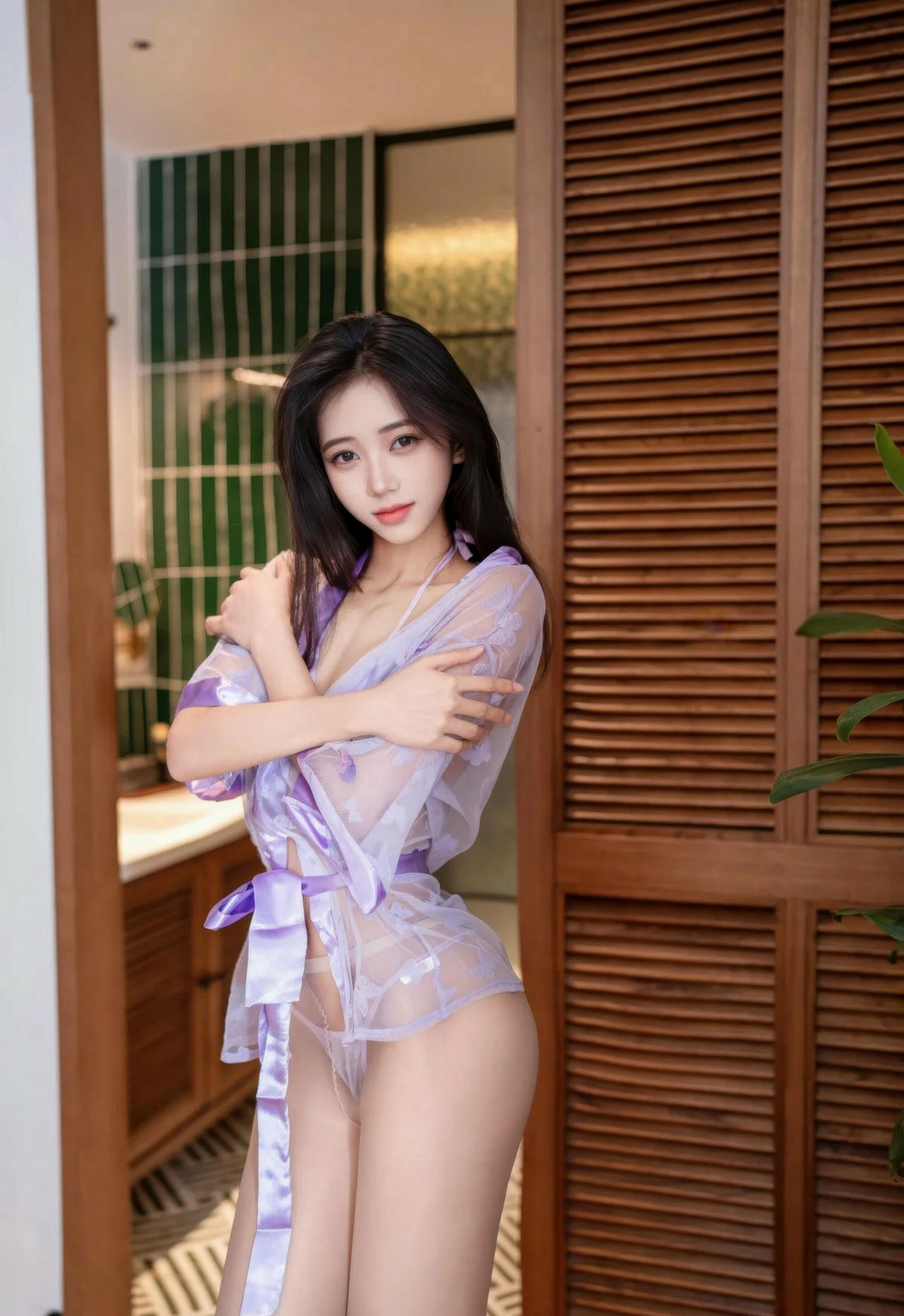 [XINGYAN星颜社] 2026.02.04 VOL.460 时安安 紫色情趣服饰 性感写真 [78+1P]