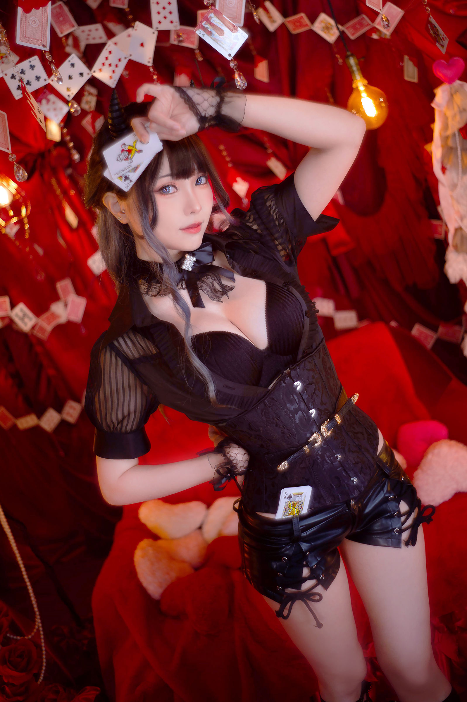 [COSPLAY] Ely_eee(ElyEE子) – Devil Croupier 小惡魔荷官