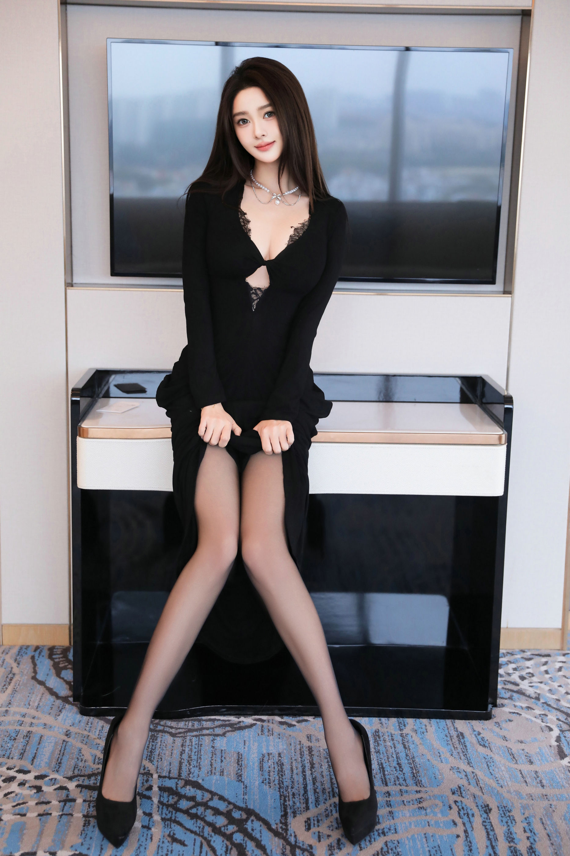 [秀人内购] candy糖糖 诱人私拍福利 豹纹内衣