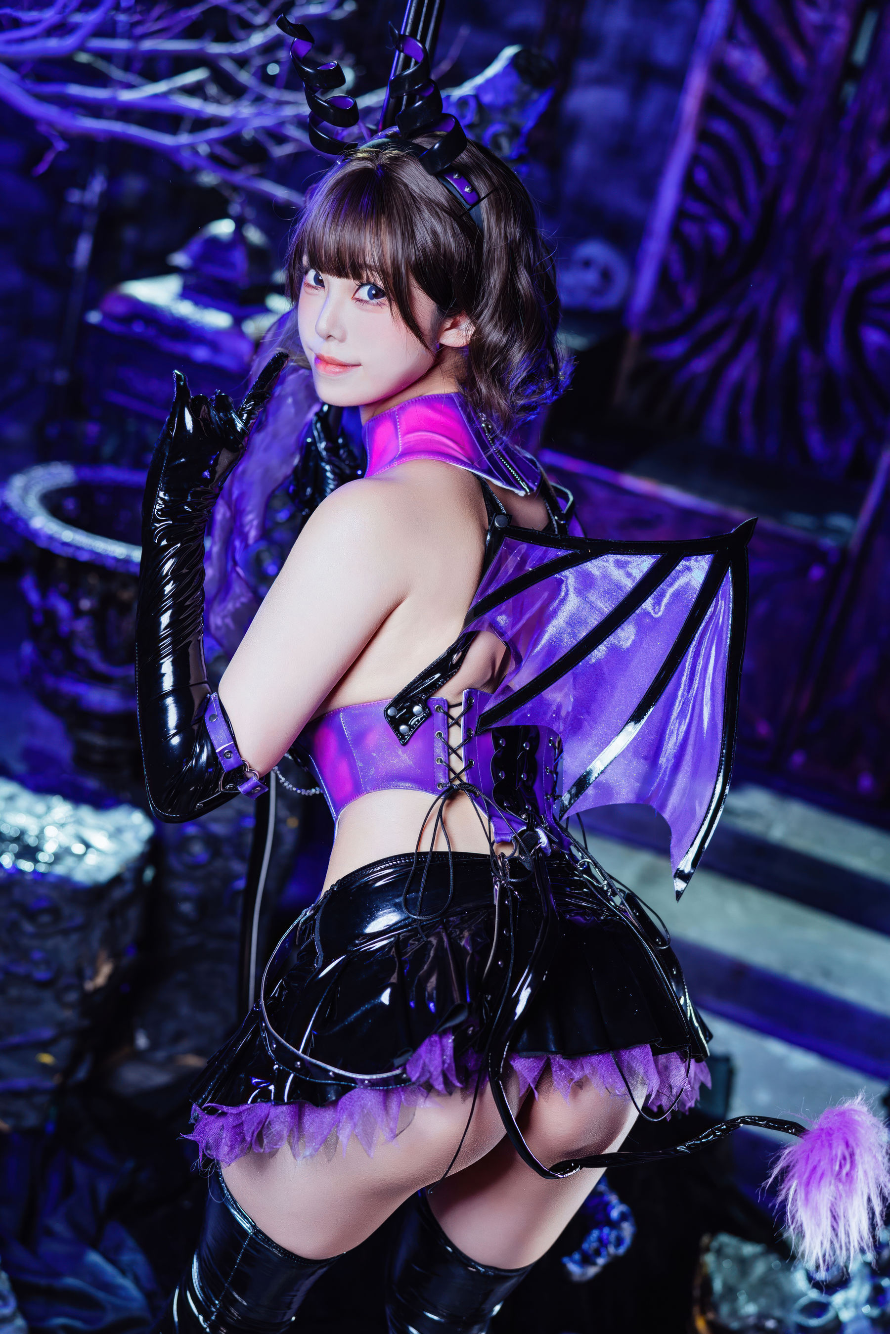 [COSPLAY]蜜汁猫裘 – 触手魅魔