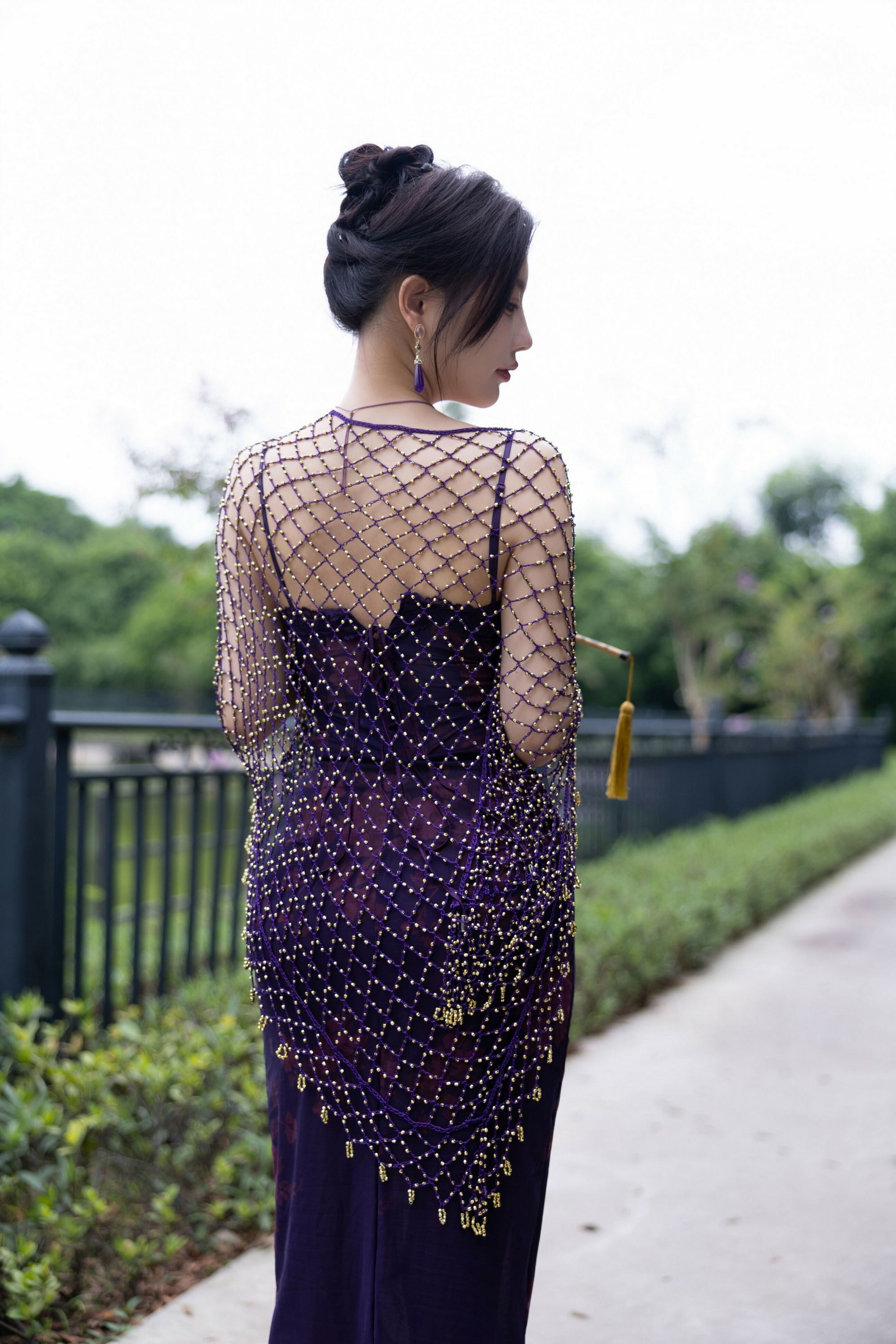 [秀人内购] 杨晨晨 诱人私拍福利 紫色情趣内衣