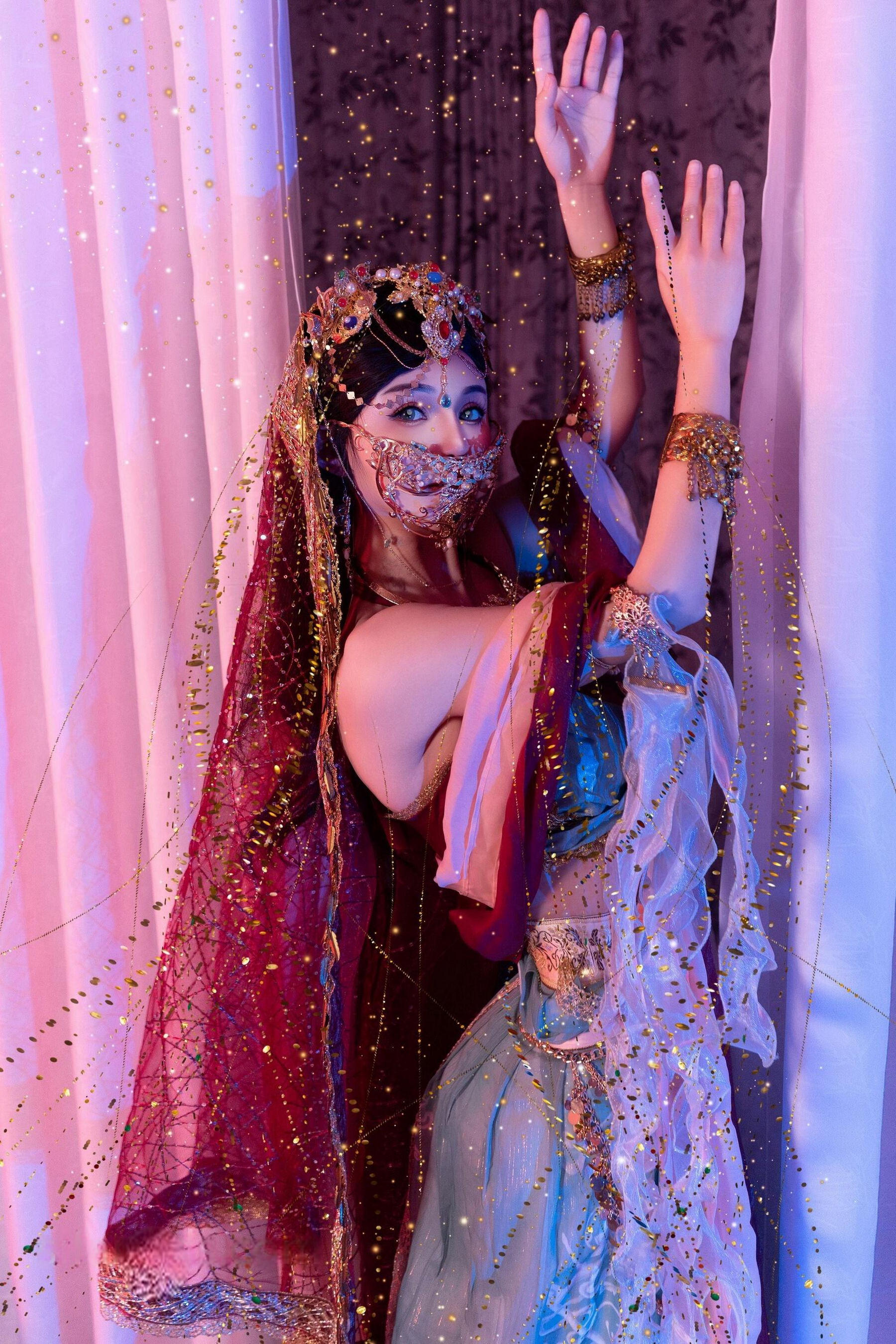 [秀人内购] 不吃冰淇淋 诱人私拍福利 芭比娃娃敦煌飞天