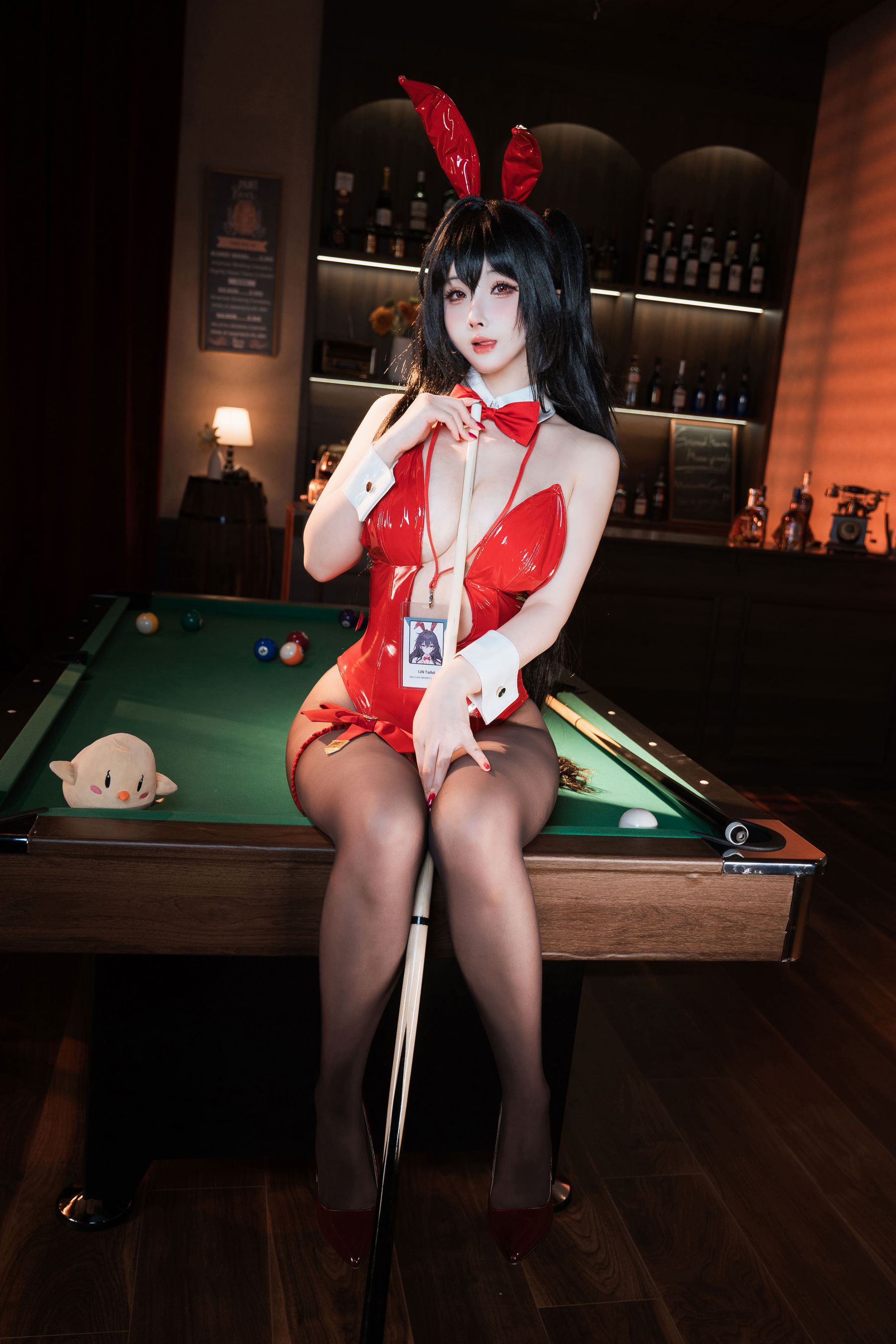 [COSPLAY]rioko凉凉子 – 碧蓝航线 大凤 桌球兔女郎