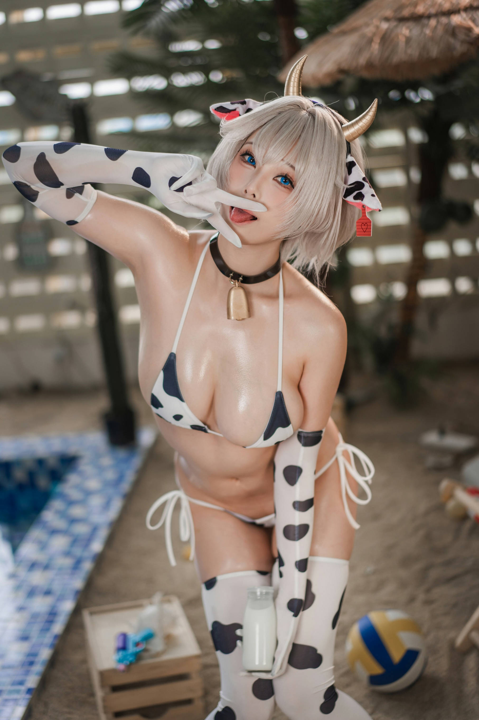 [COSPLAY]蜜汁猫裘 – 棕色尘埃奶牛 .下