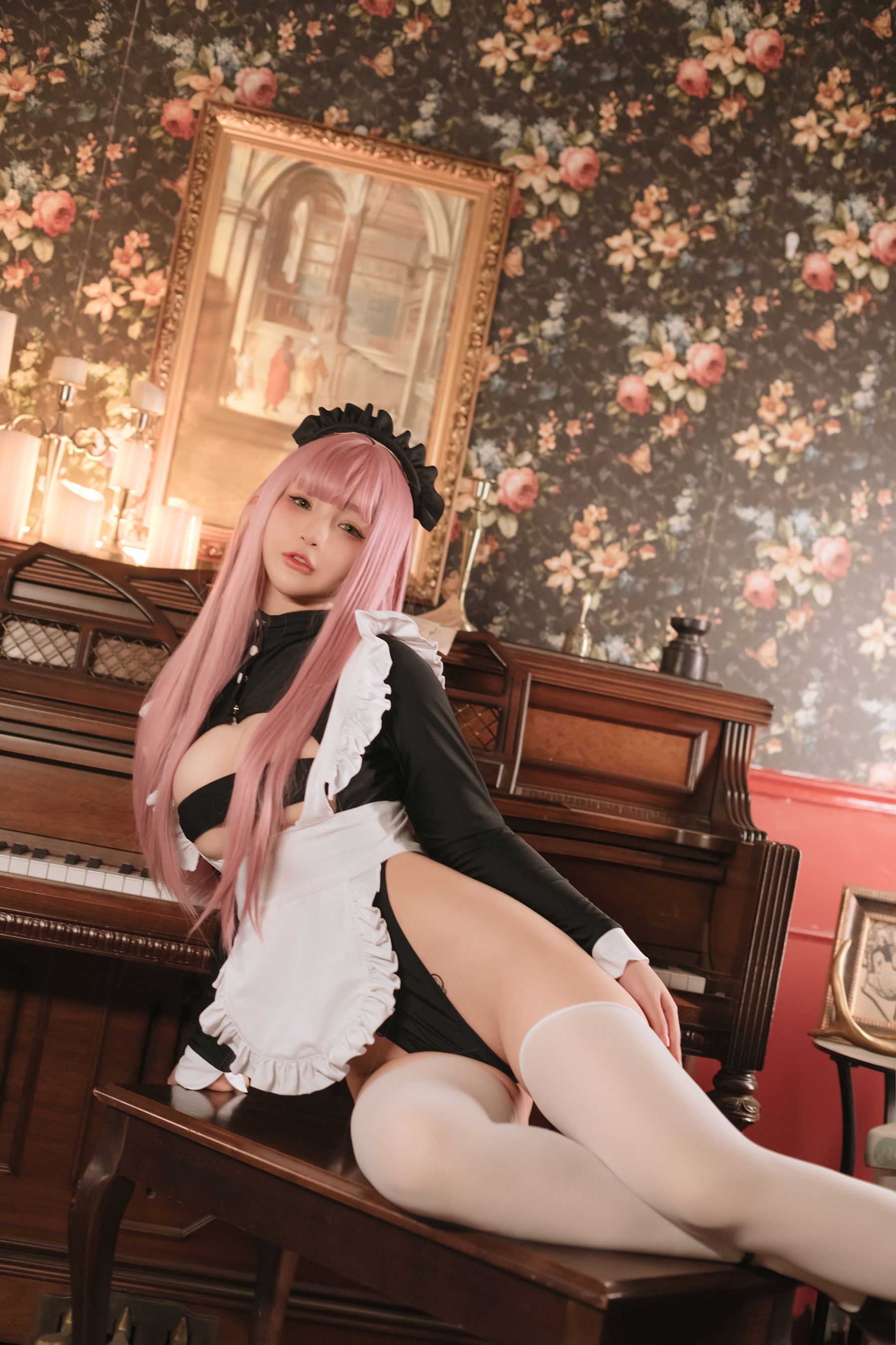 [COSPLAY] 桜井宁宁 – 复古女仆