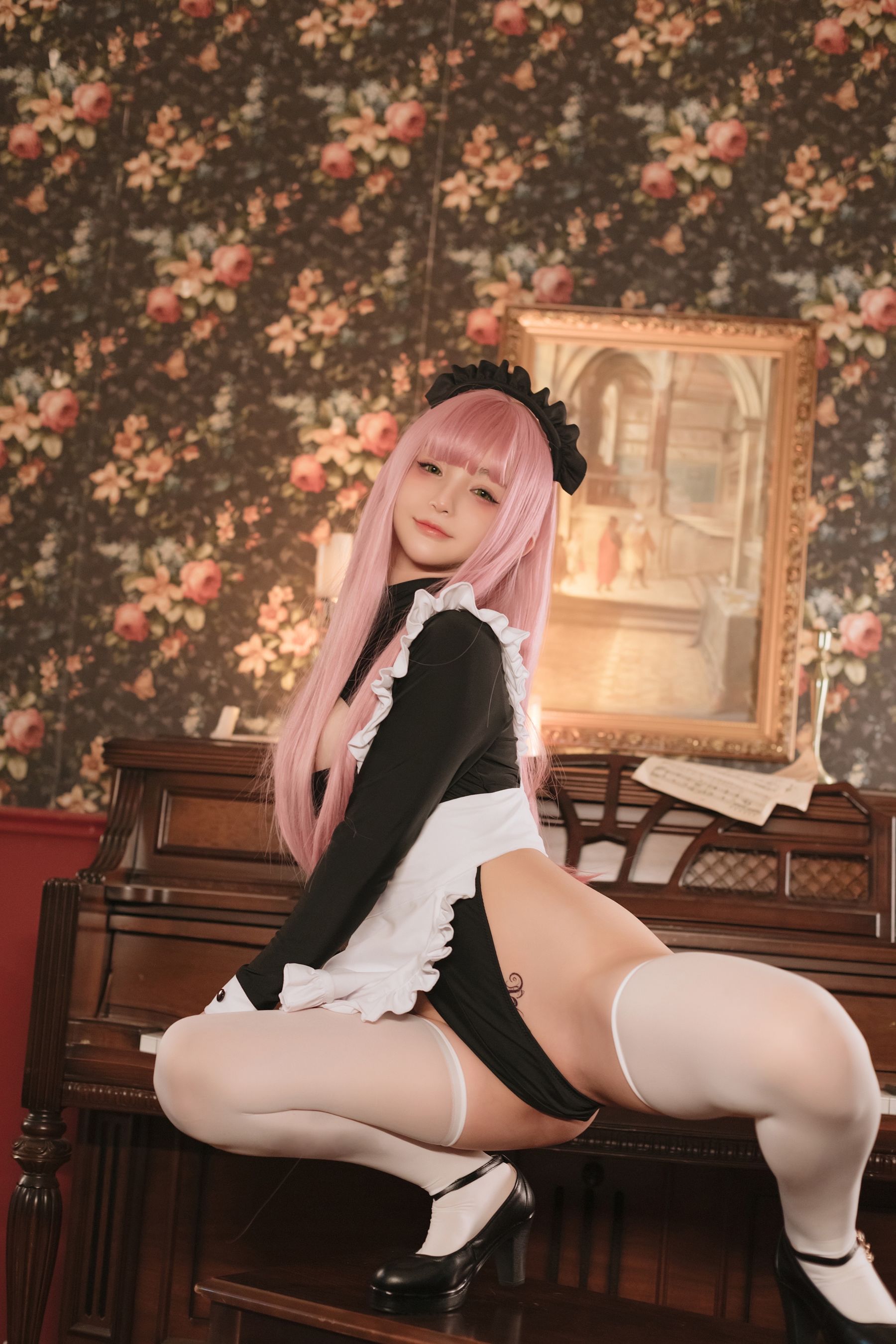 [COSPLAY] 桜井宁宁 – 复古女仆