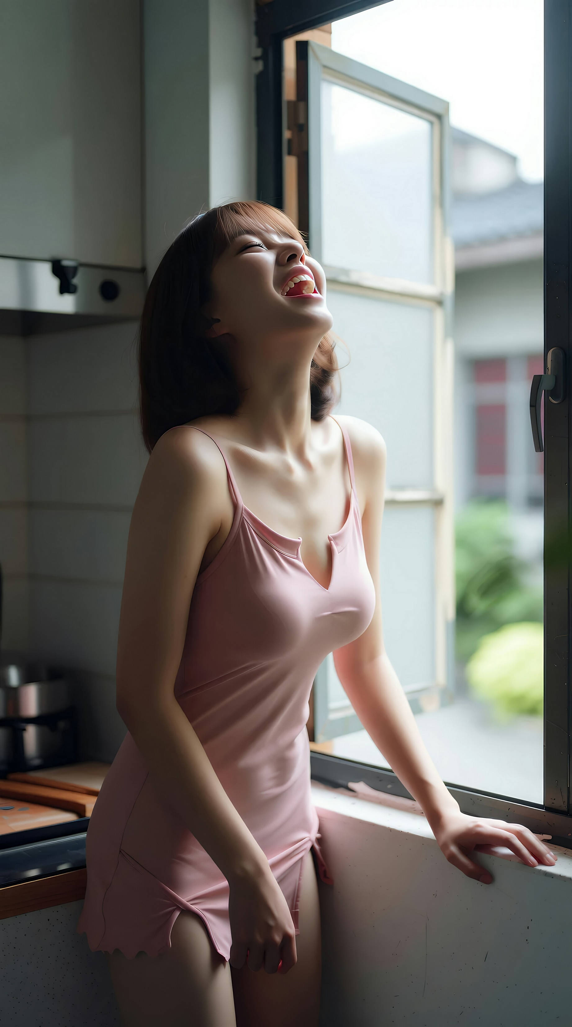 [AiGirl] 小乔不乔 粉色短裙 [100P]