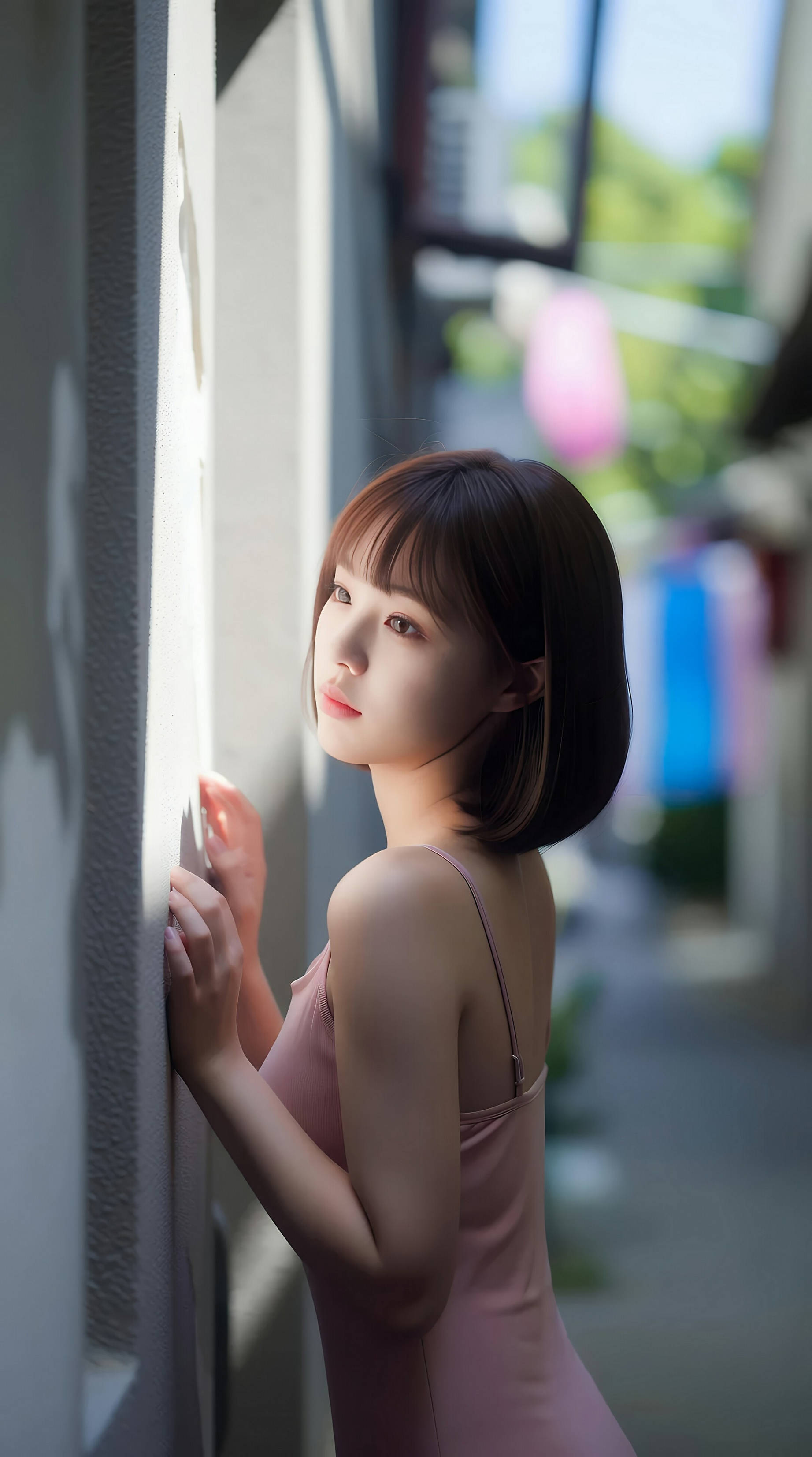 [AiGirl] 小乔不乔 粉色短裙 [100P]