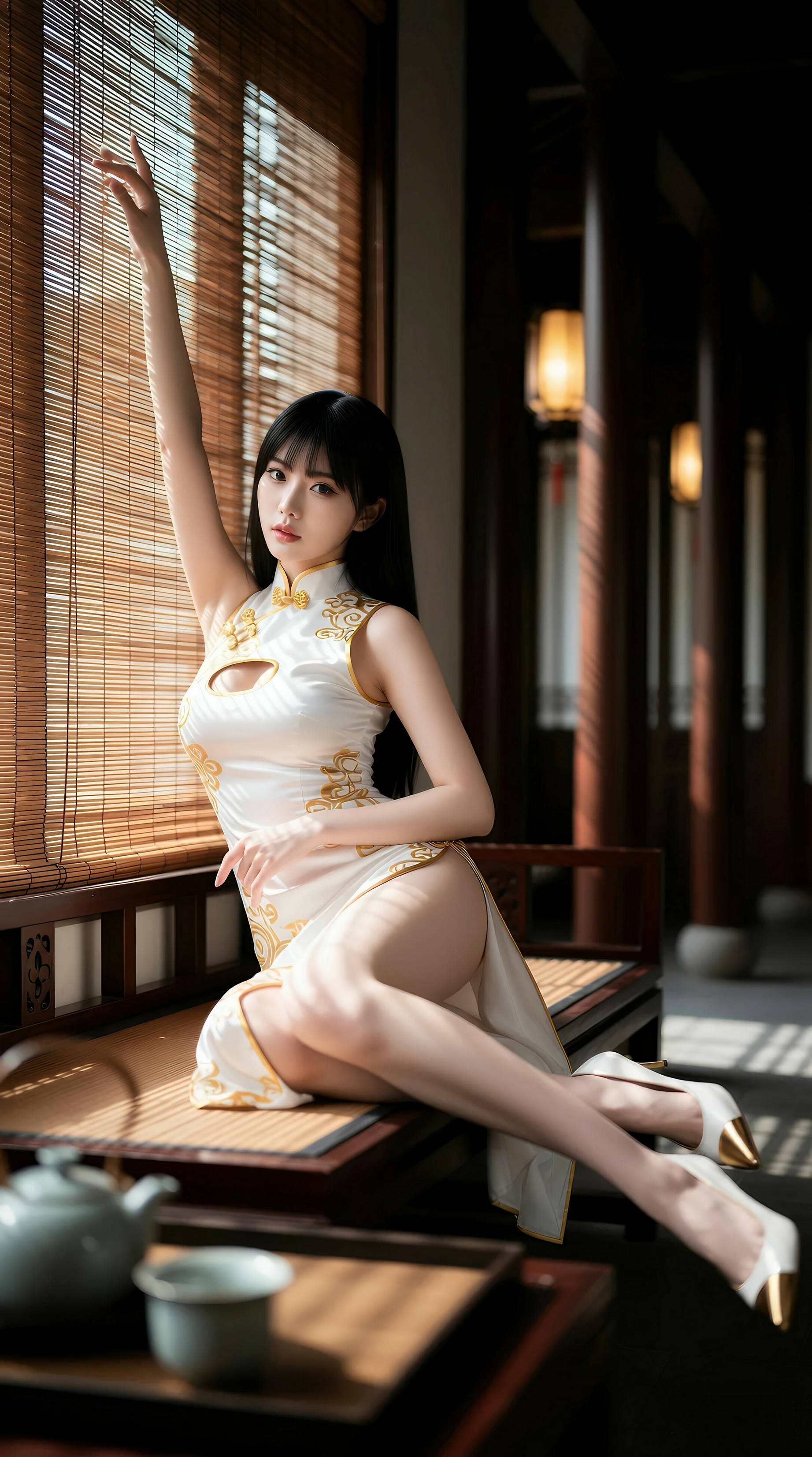 [AiGirl] 长发美女 性感旗袍 [99P]