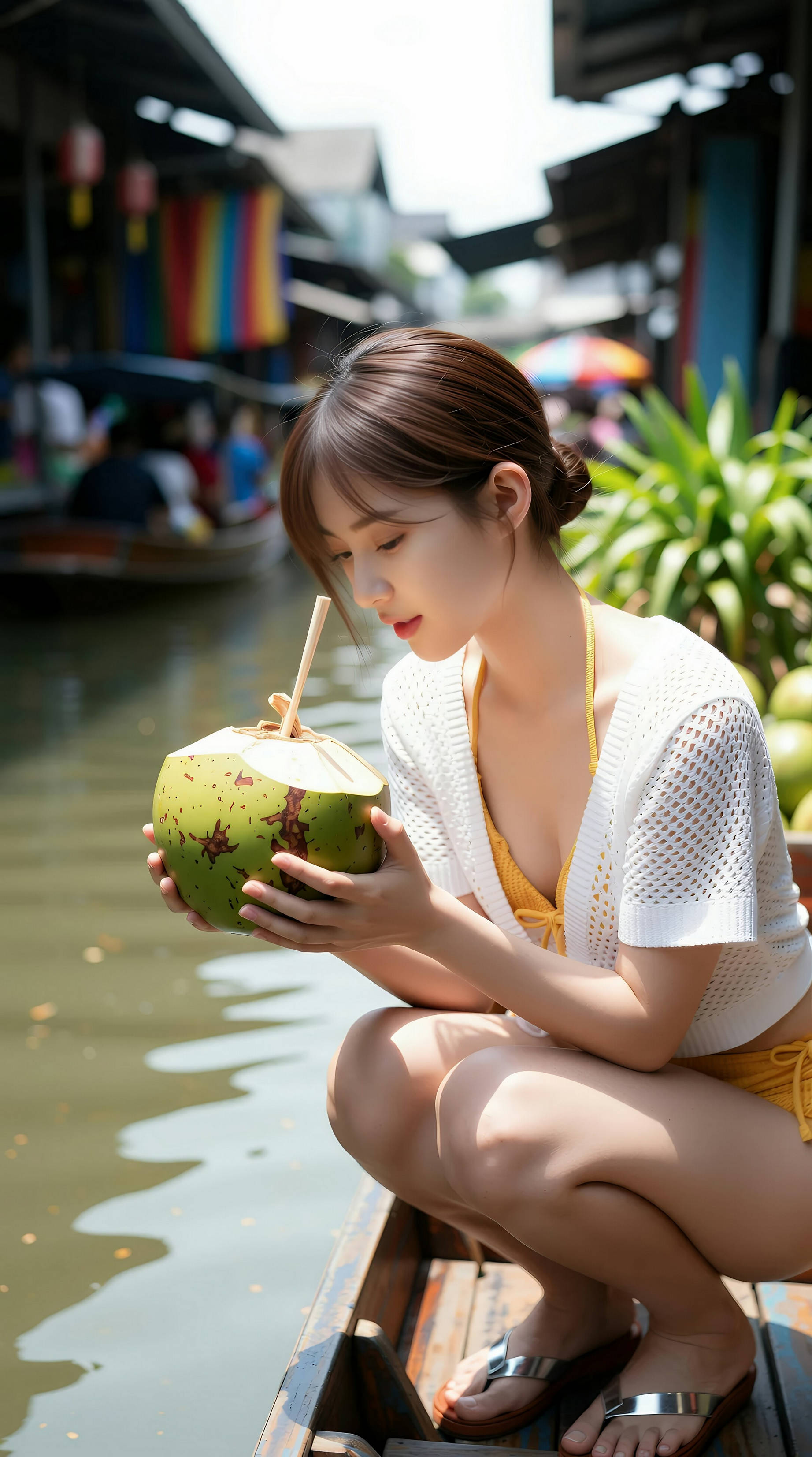 [AiGirl] 奶盖布丁luna 黄色比基尼 [87P]