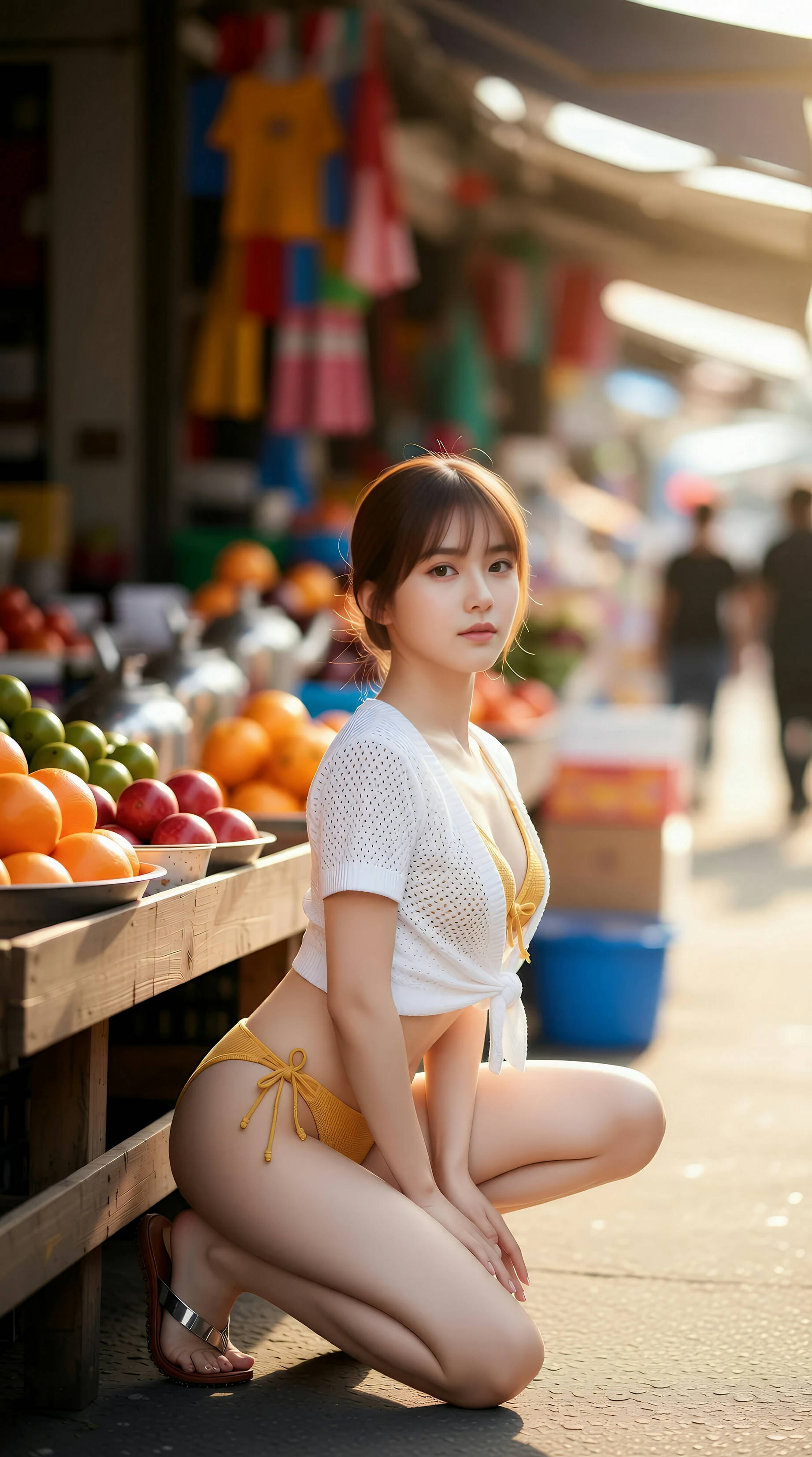 [AiGirl] 奶盖布丁luna 黄色比基尼 [87P]