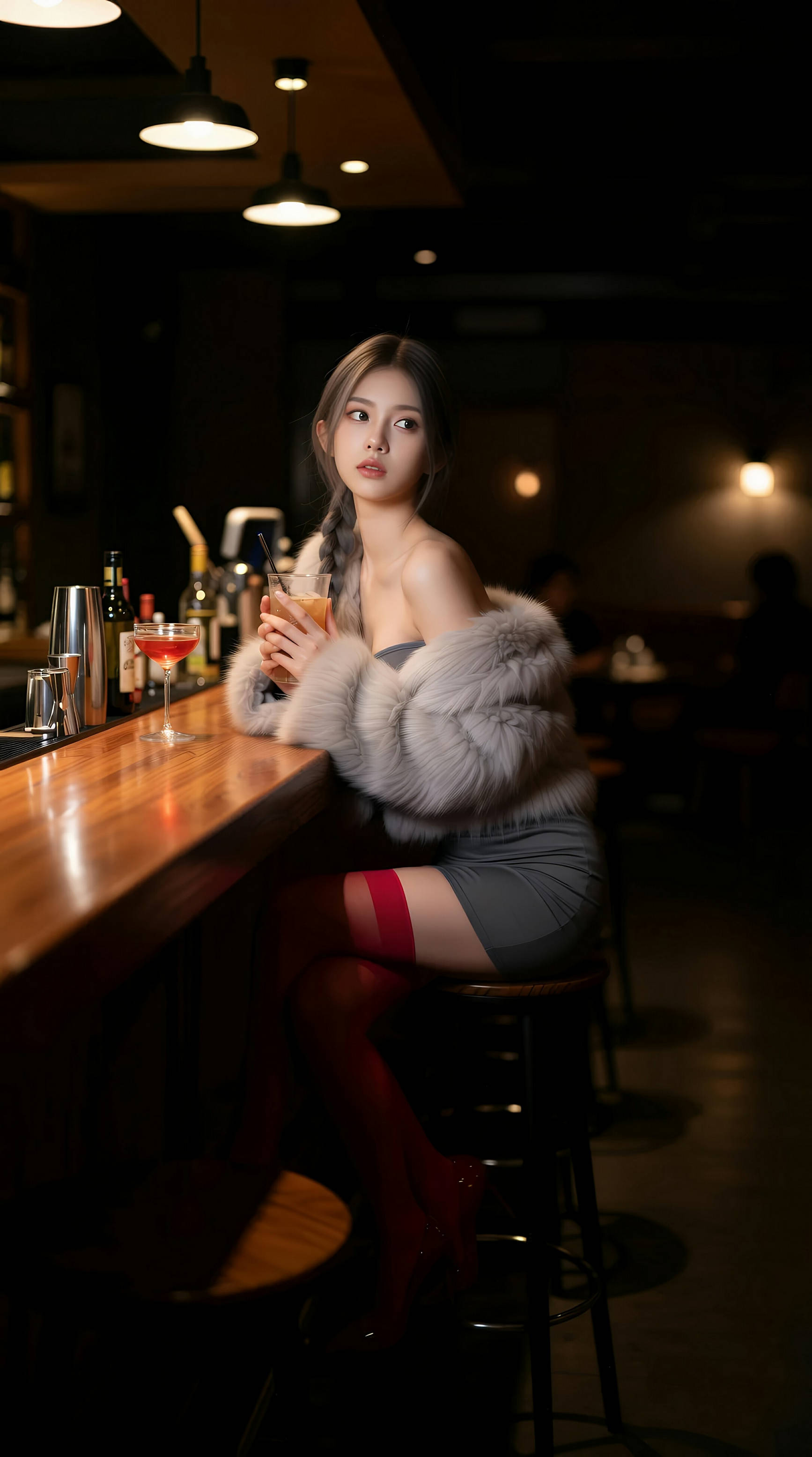 [AiGirl] 熙蕾学姐ruby 红色丝袜 [86P]