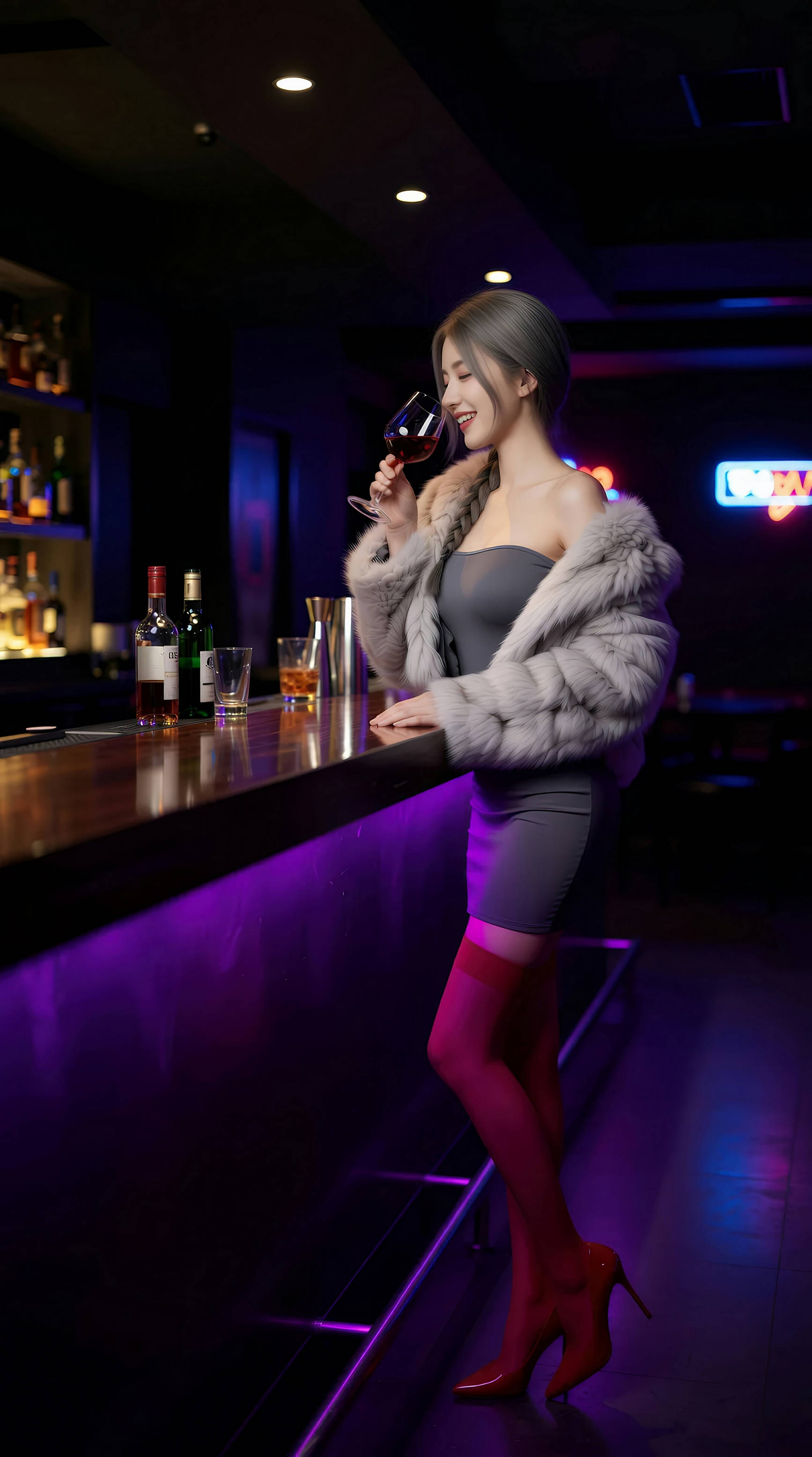 [AiGirl] 熙蕾学姐ruby 红色丝袜 [86P]