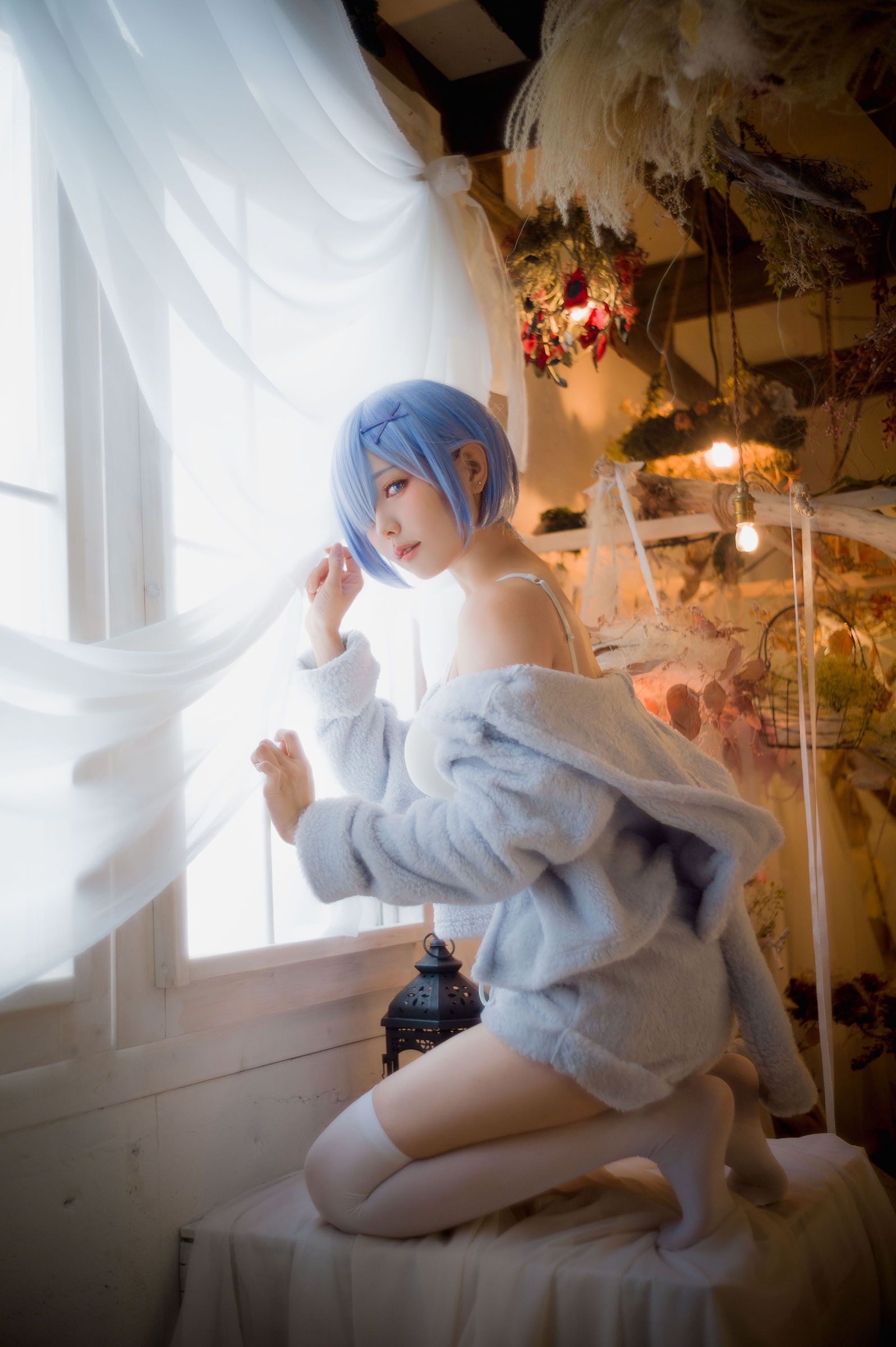 [COSPLAY] Ely_eee(ElyEE子) – Rem Pajamas