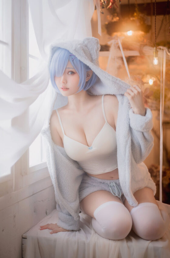 [COSPLAY] Ely_eee(ElyEE子) – Rem Pajamas