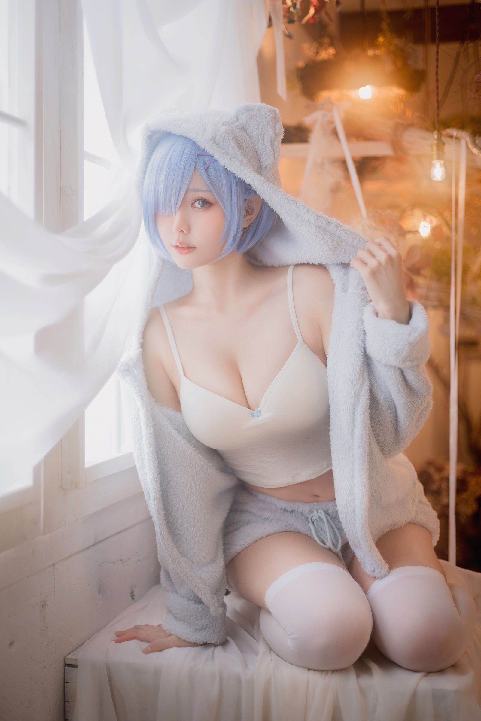 [COSPLAY] Ely_eee(ElyEE子) – Rem Pajamas