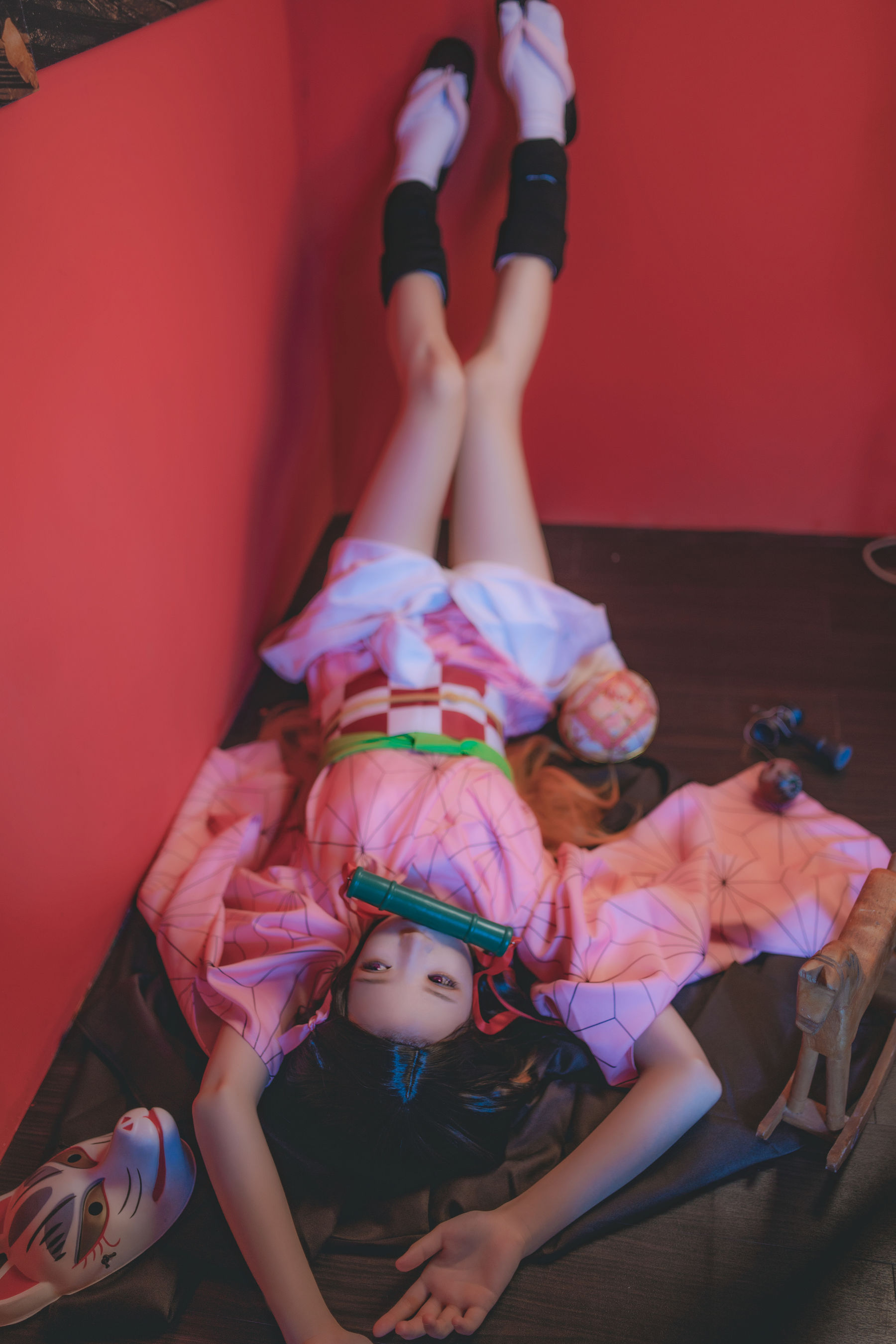 [COSPLAY] 桜桃喵 – 灶门祢豆子