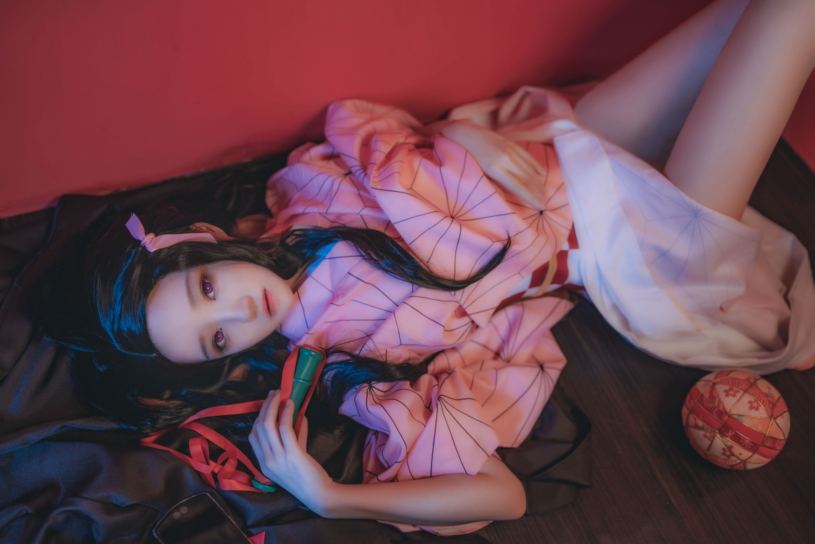 [COSPLAY] 桜桃喵 – 灶门祢豆子