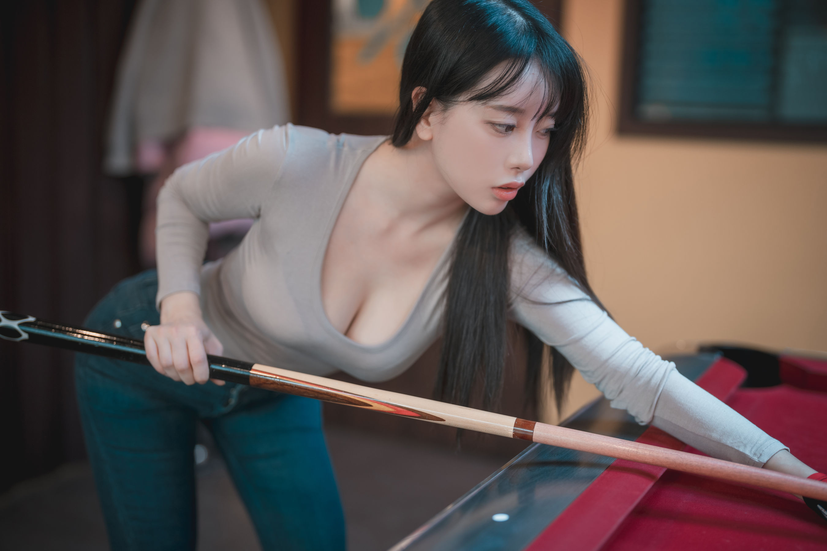 [DJAWA] ZziZzi – Billiards Girl 1 Jeans [49P]