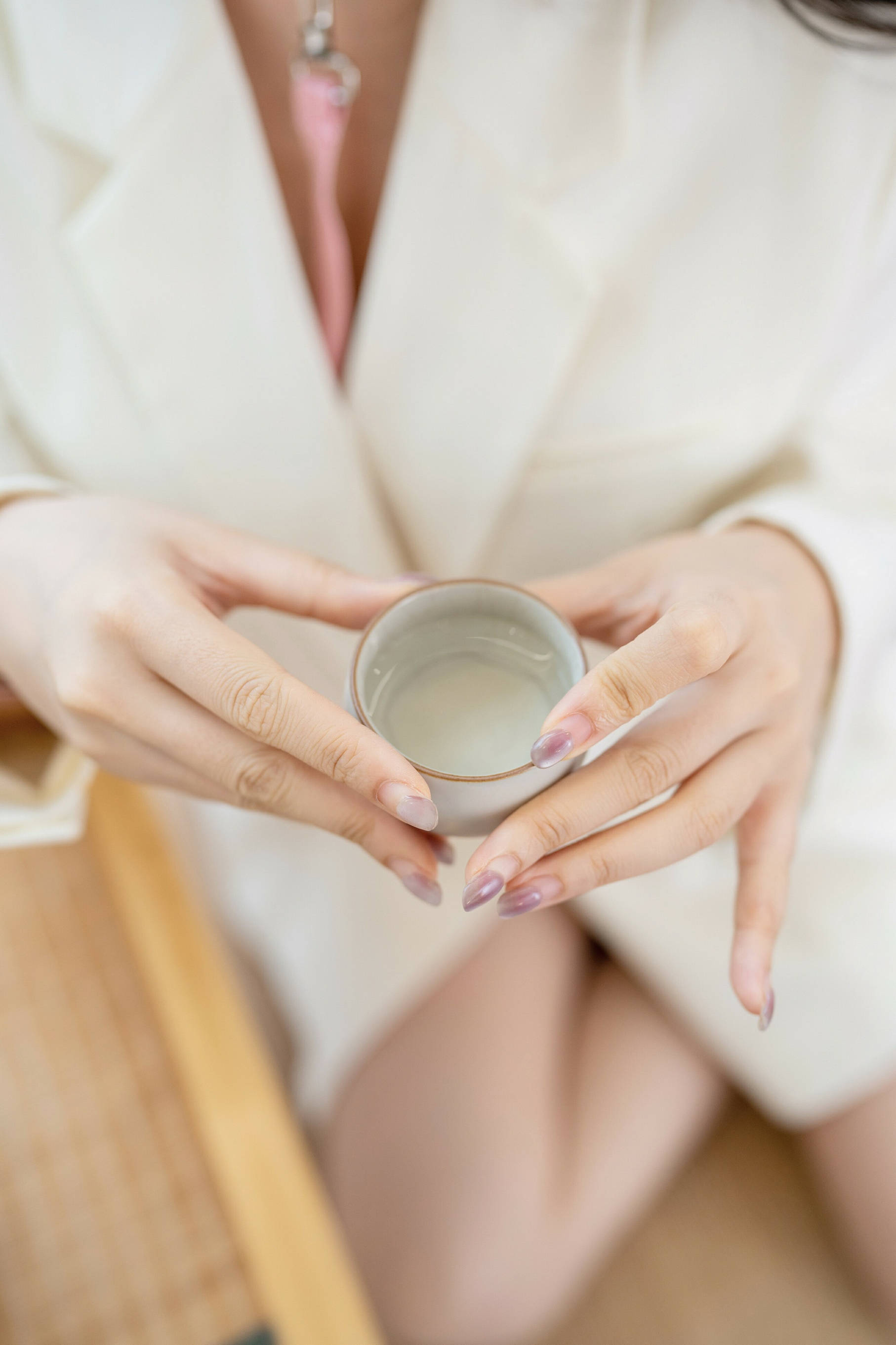 [秀人内购] 袁圆 诱人私拍福利 透视蕾丝私房品茶