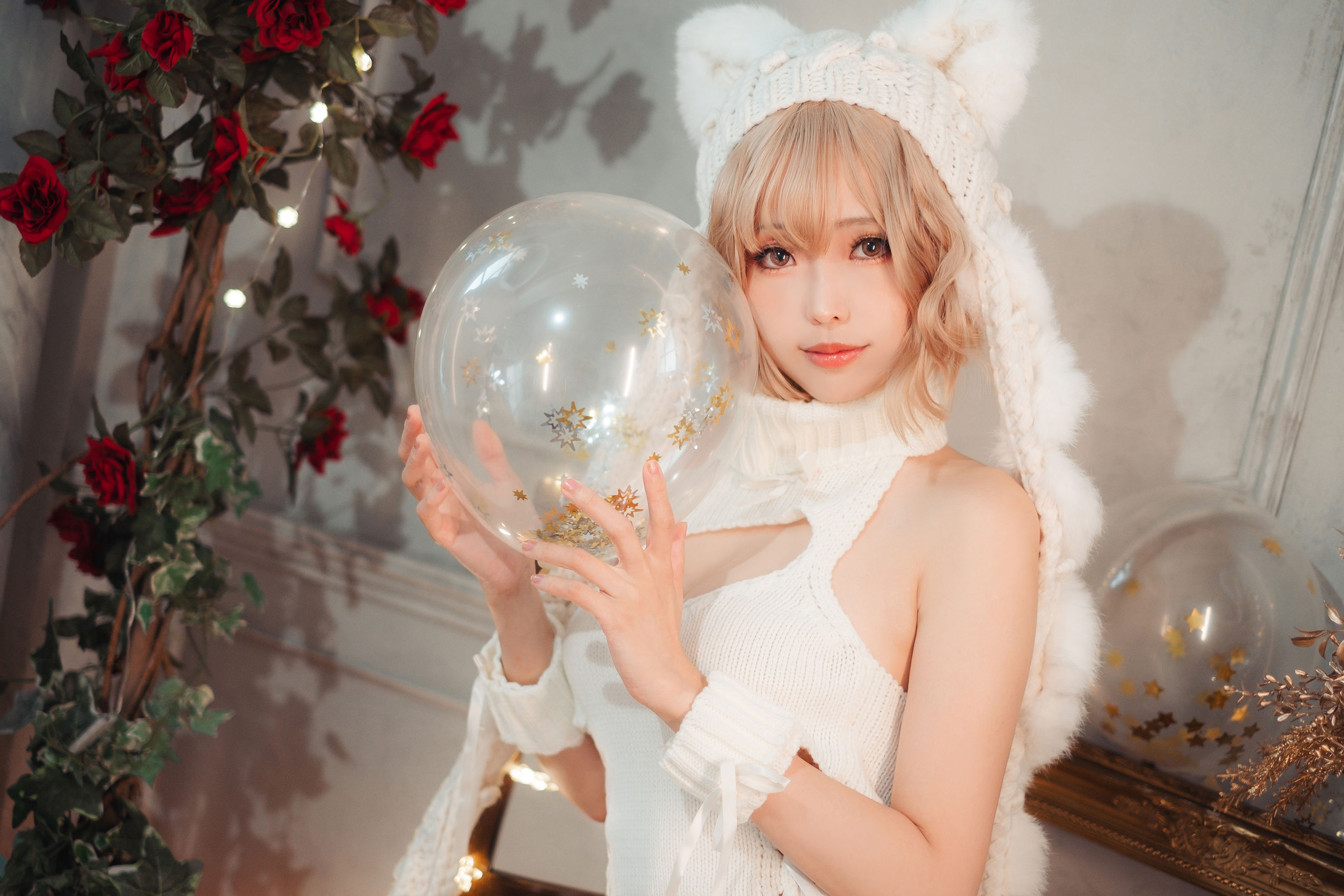 [COSPLAY] Ely_eee(ElyEE子) – 白色 KNITTING