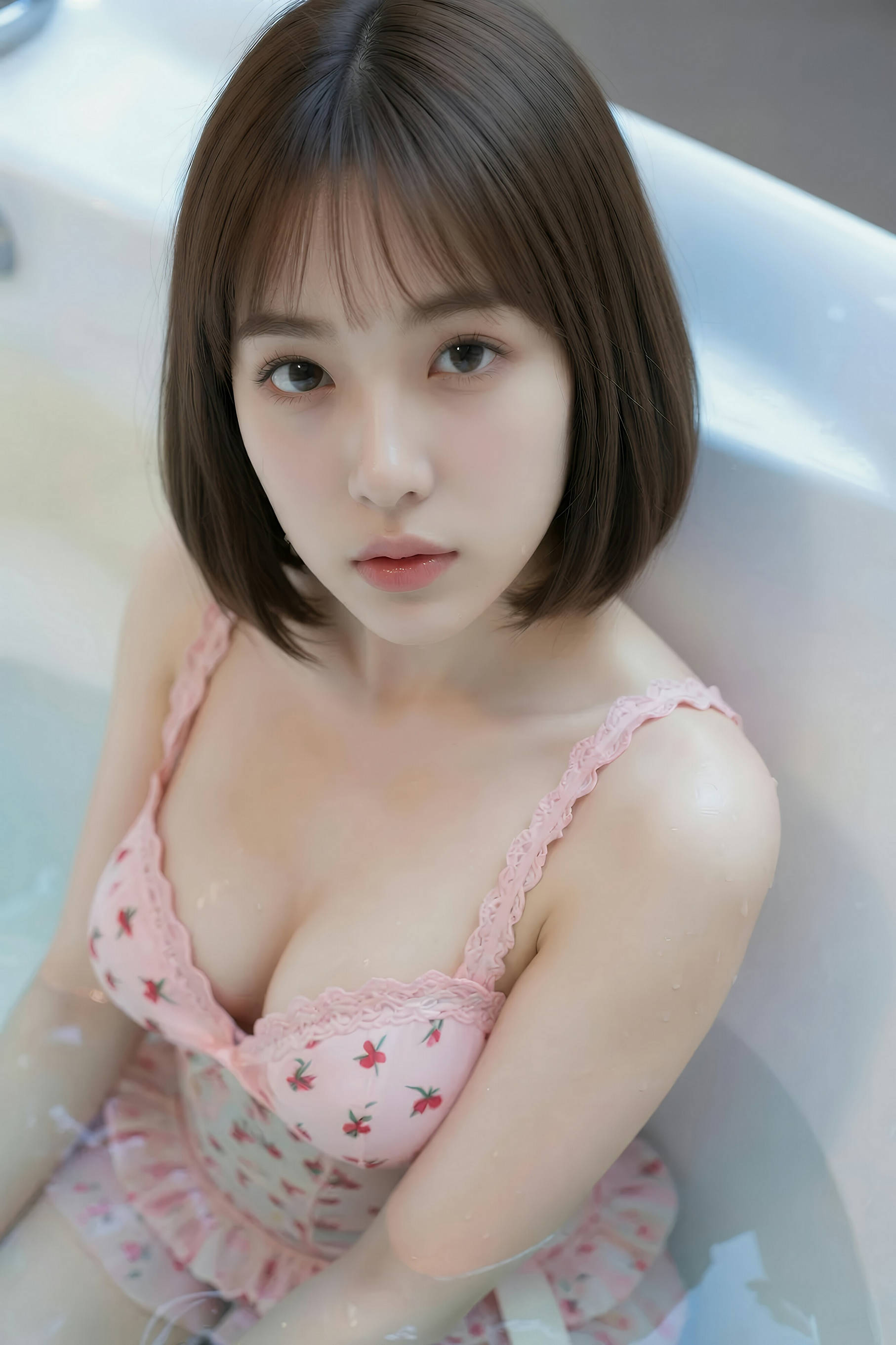 小乔不乔 粉色波点 [98P]