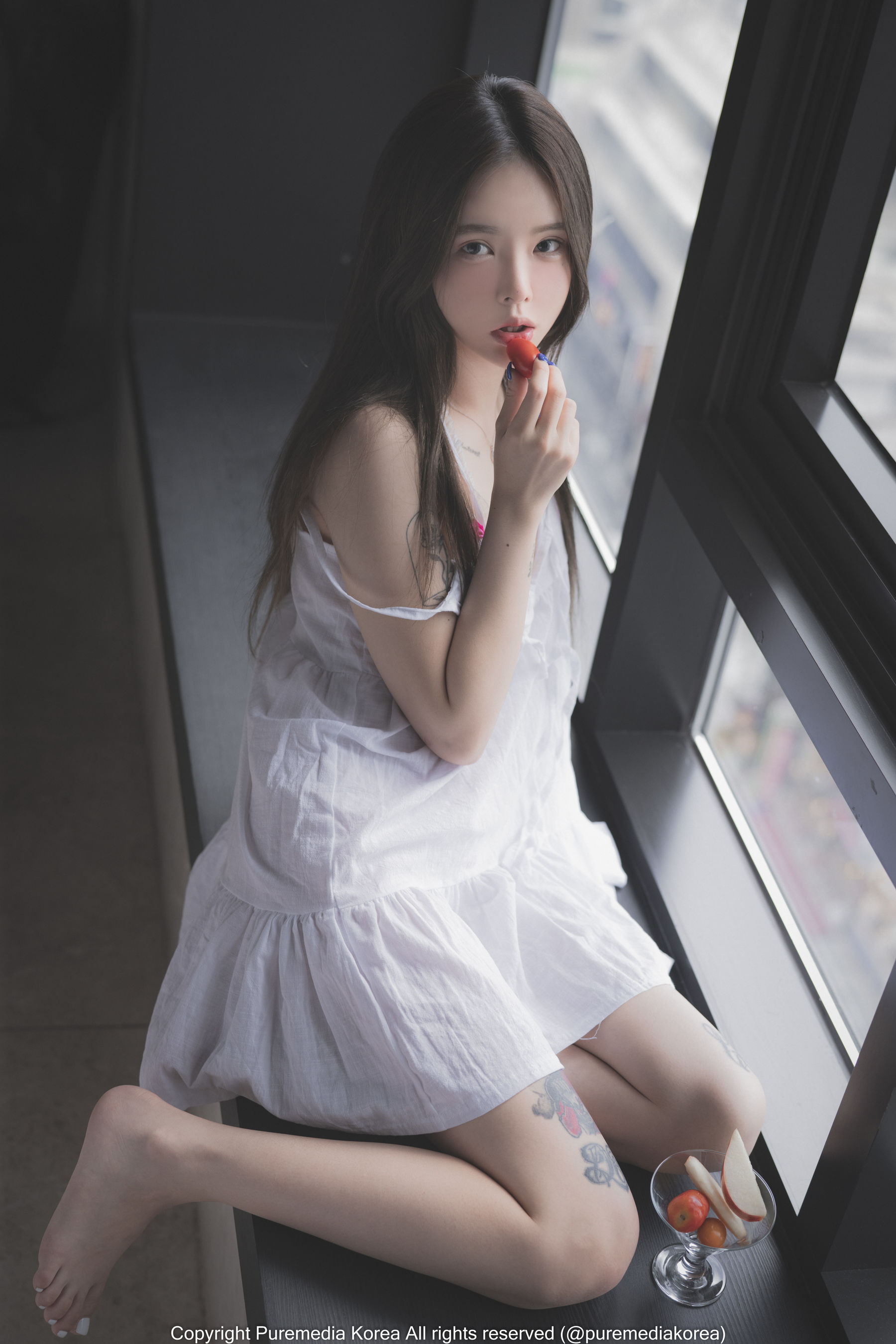 [PURE MEDIA] Yuka 白色睡衣 [100P]
