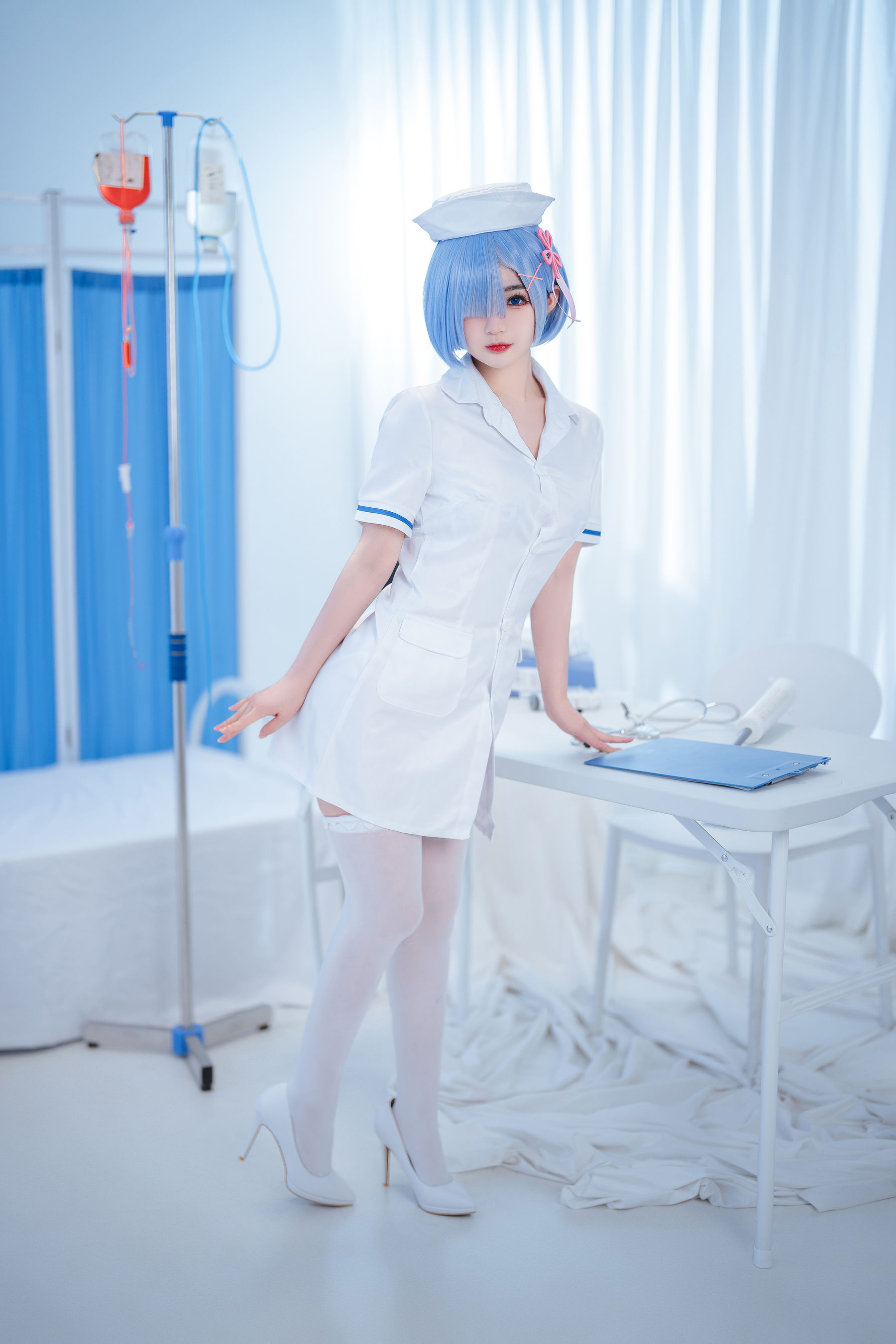 [COSPLAY] 桜井宁宁 – 雷姆护士