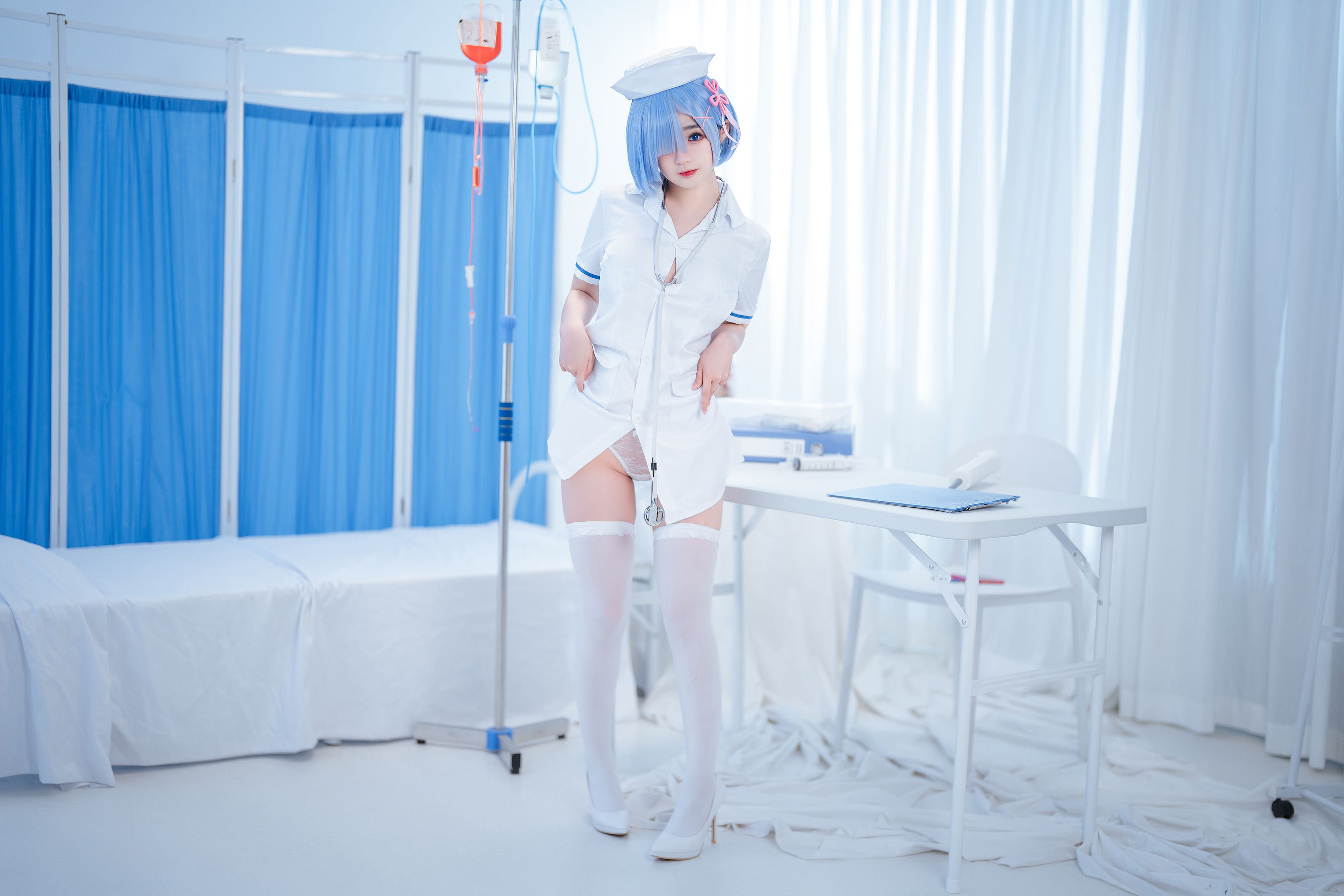 [COSPLAY] 桜井宁宁 – 雷姆护士