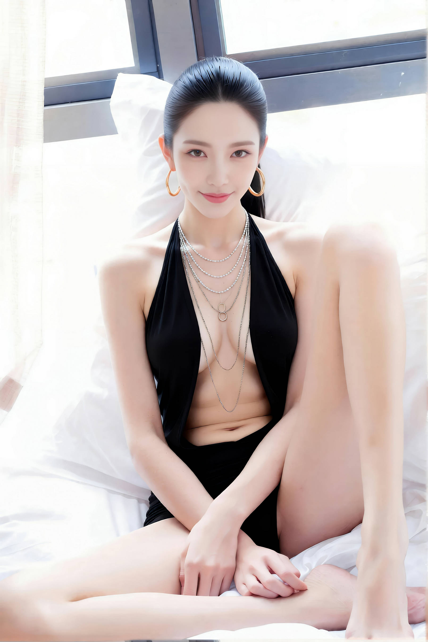 [AiGirl] 乐瑶 deep V-skirt [81P]