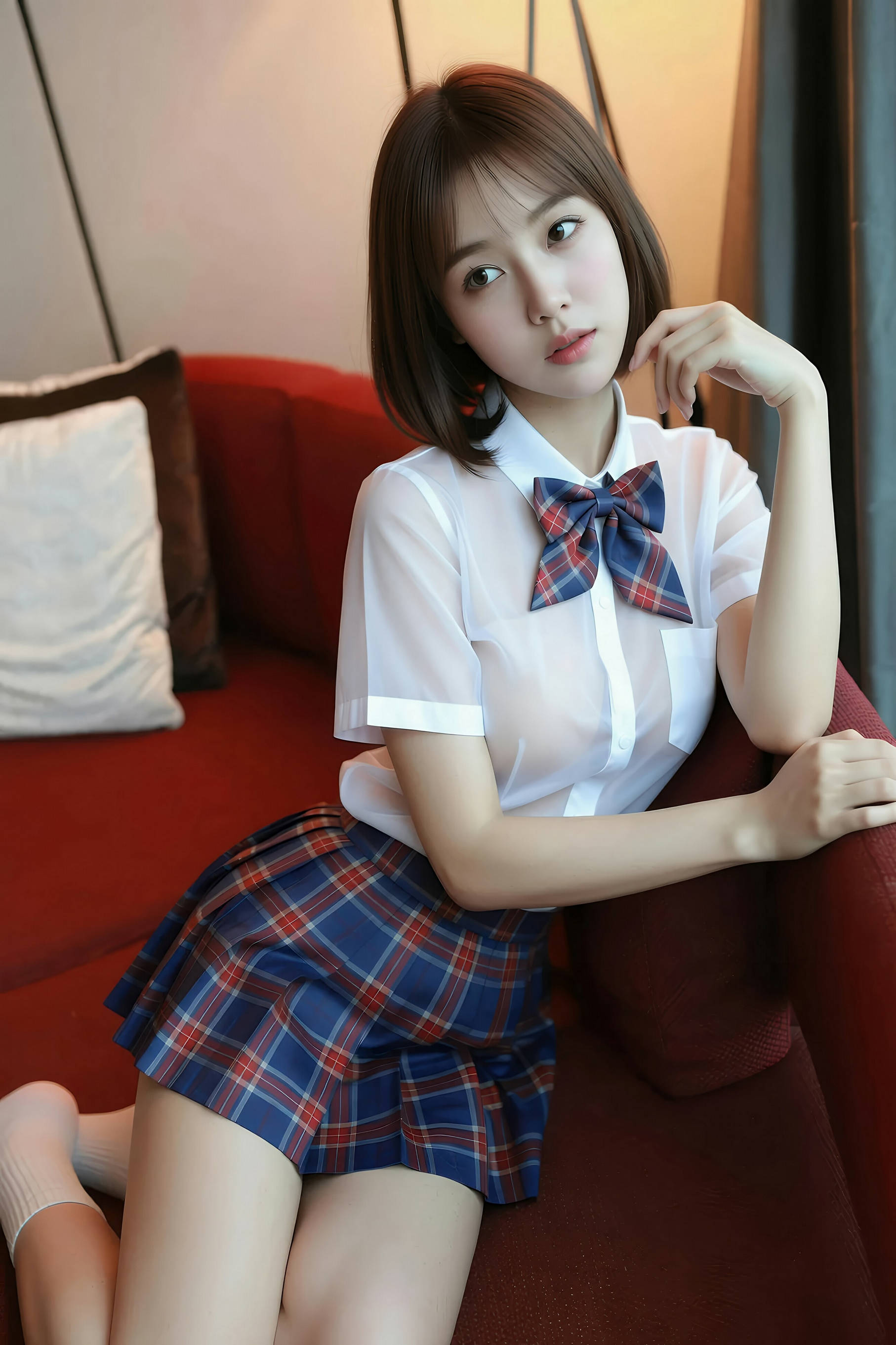 [AiGirl] 小乔不乔 JK裙 [88P]