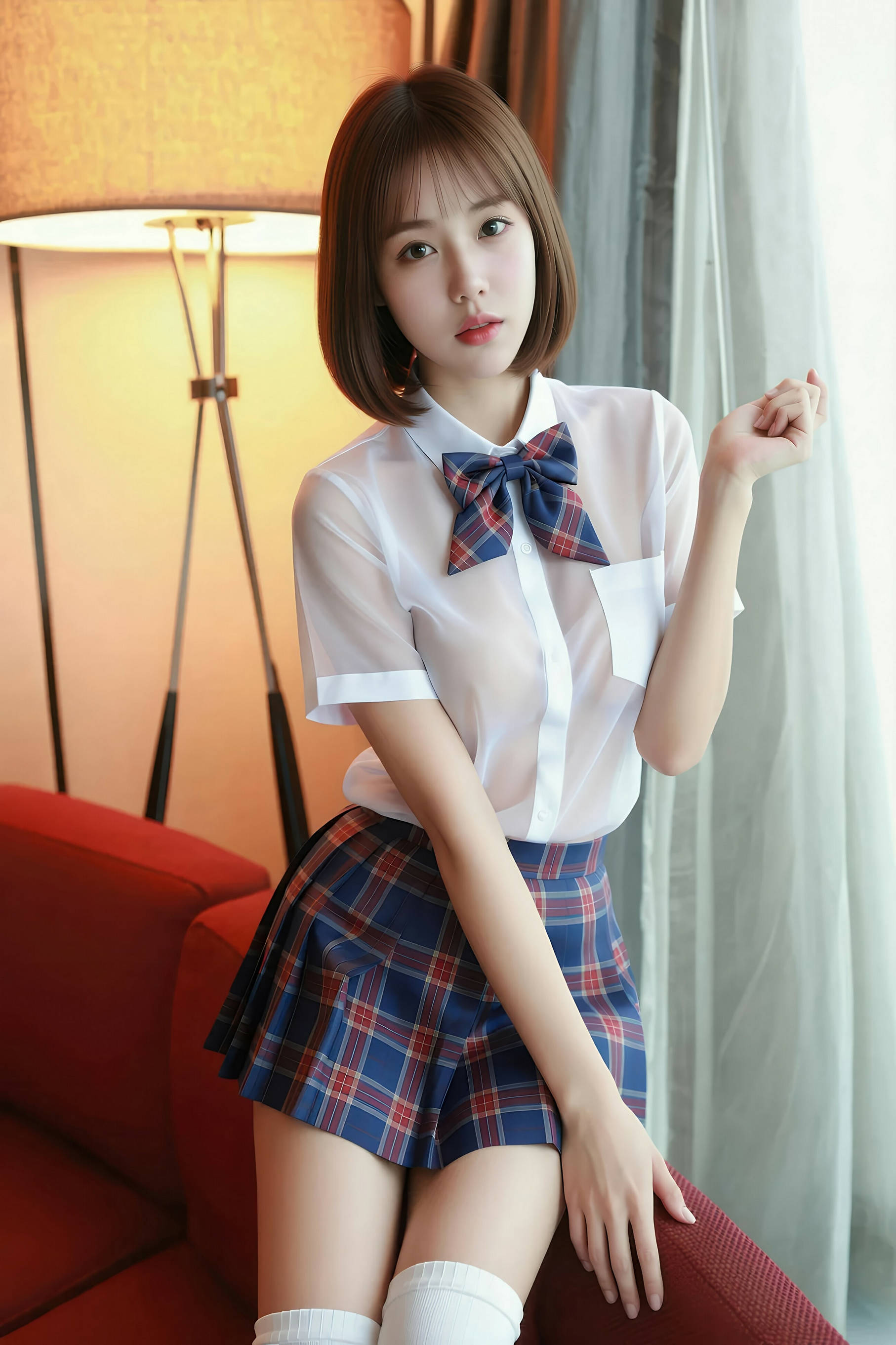 [AiGirl] 小乔不乔 JK裙 [88P]
