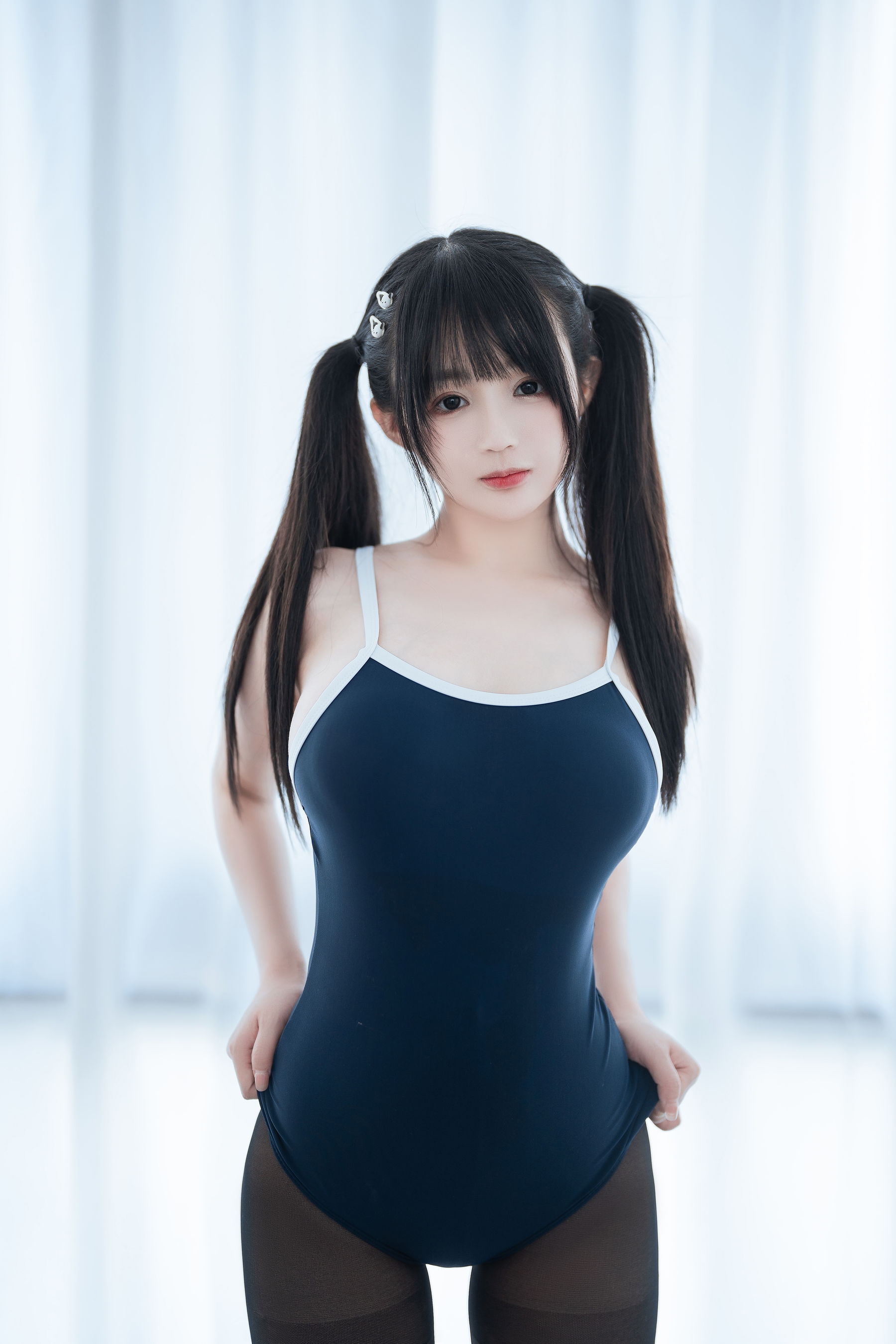 [COSPLAY] 桜井宁宁 – 黑丝死库水