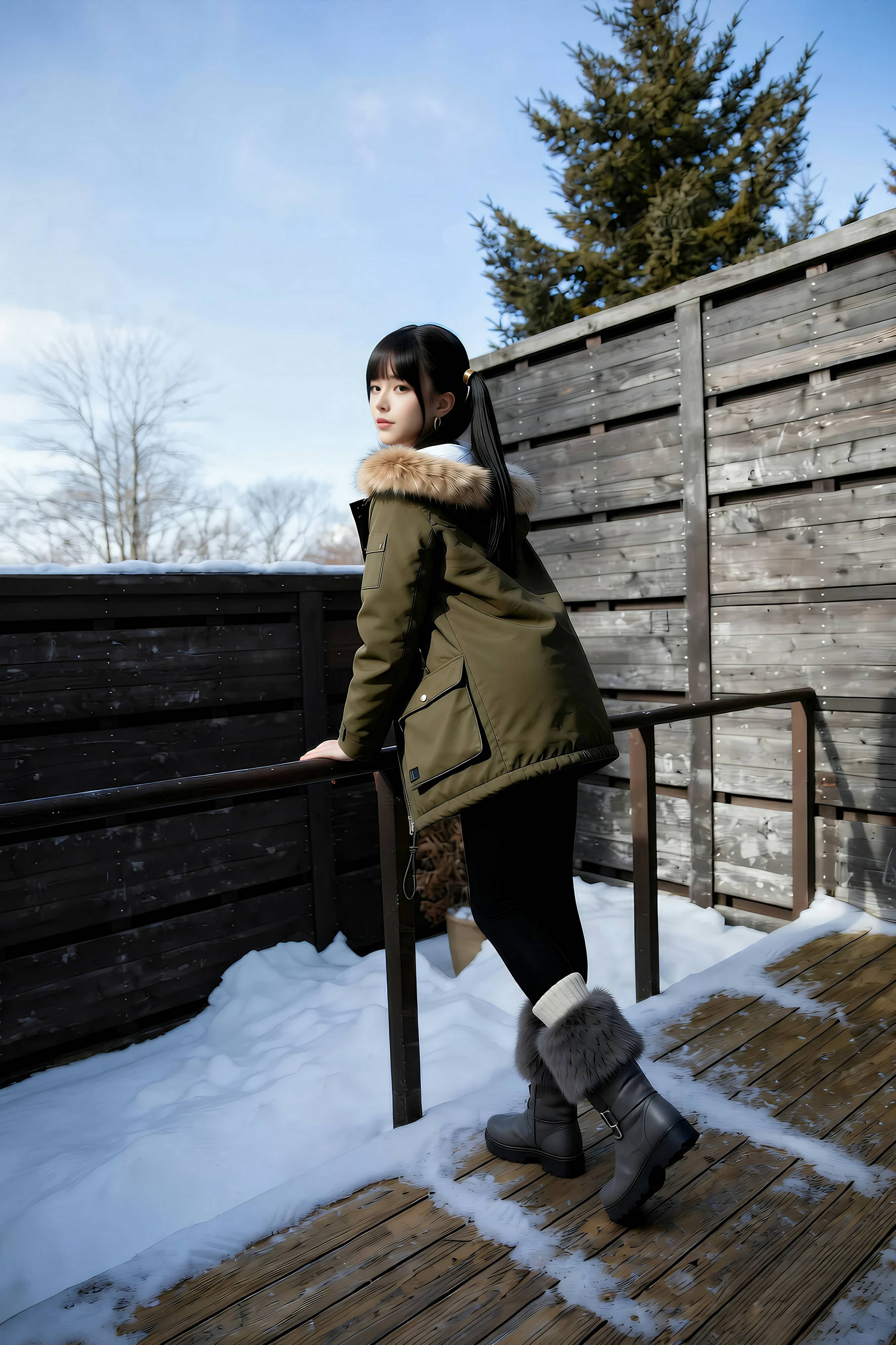 [AiGirl] 柚柚sasa 白T运动短裤 [66P]