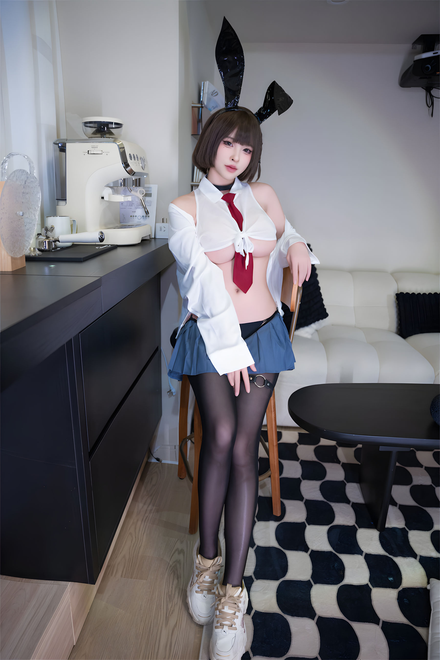 [COSPLAY] 清水由乃 JK兔女郎