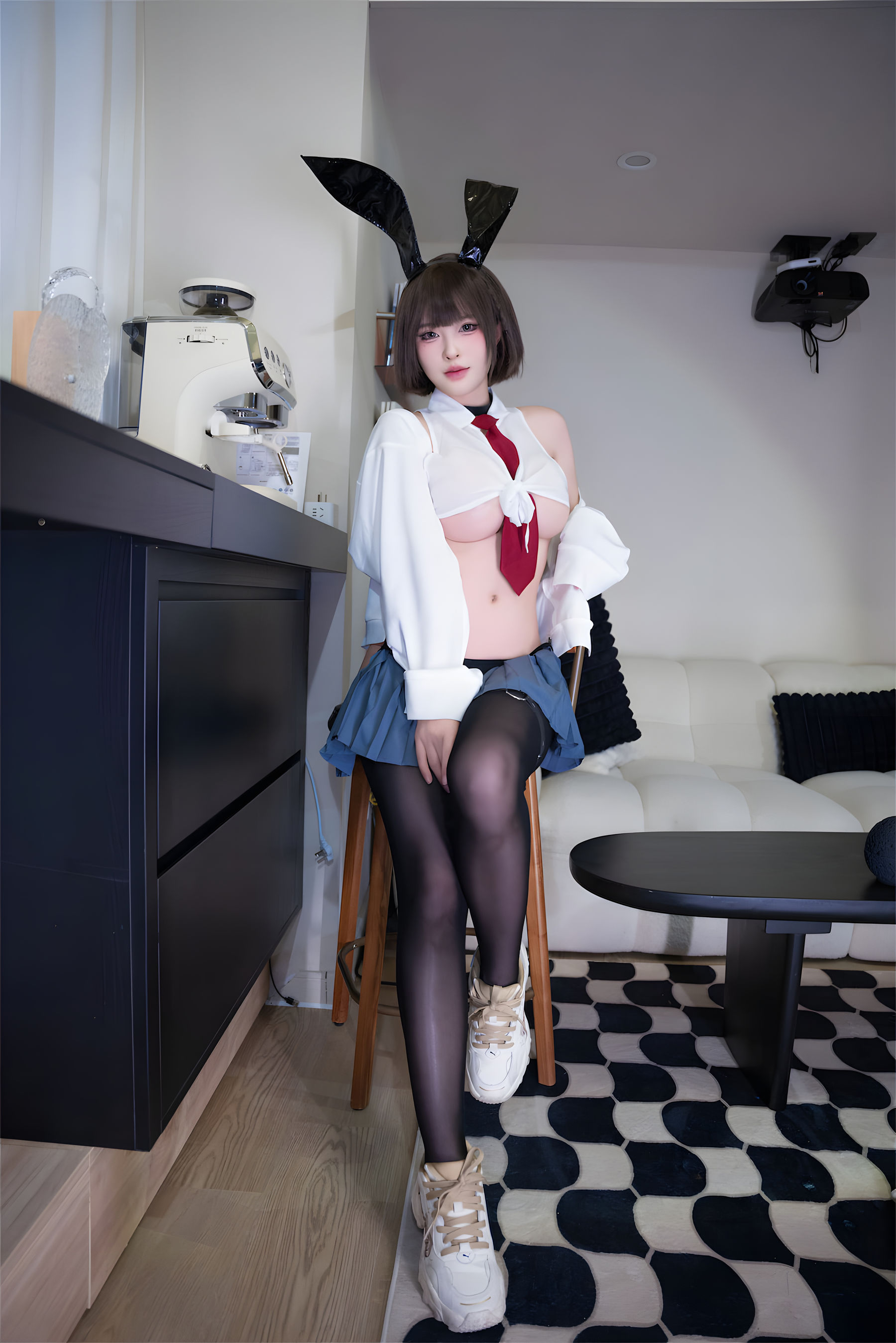 [COSPLAY] 清水由乃 JK兔女郎