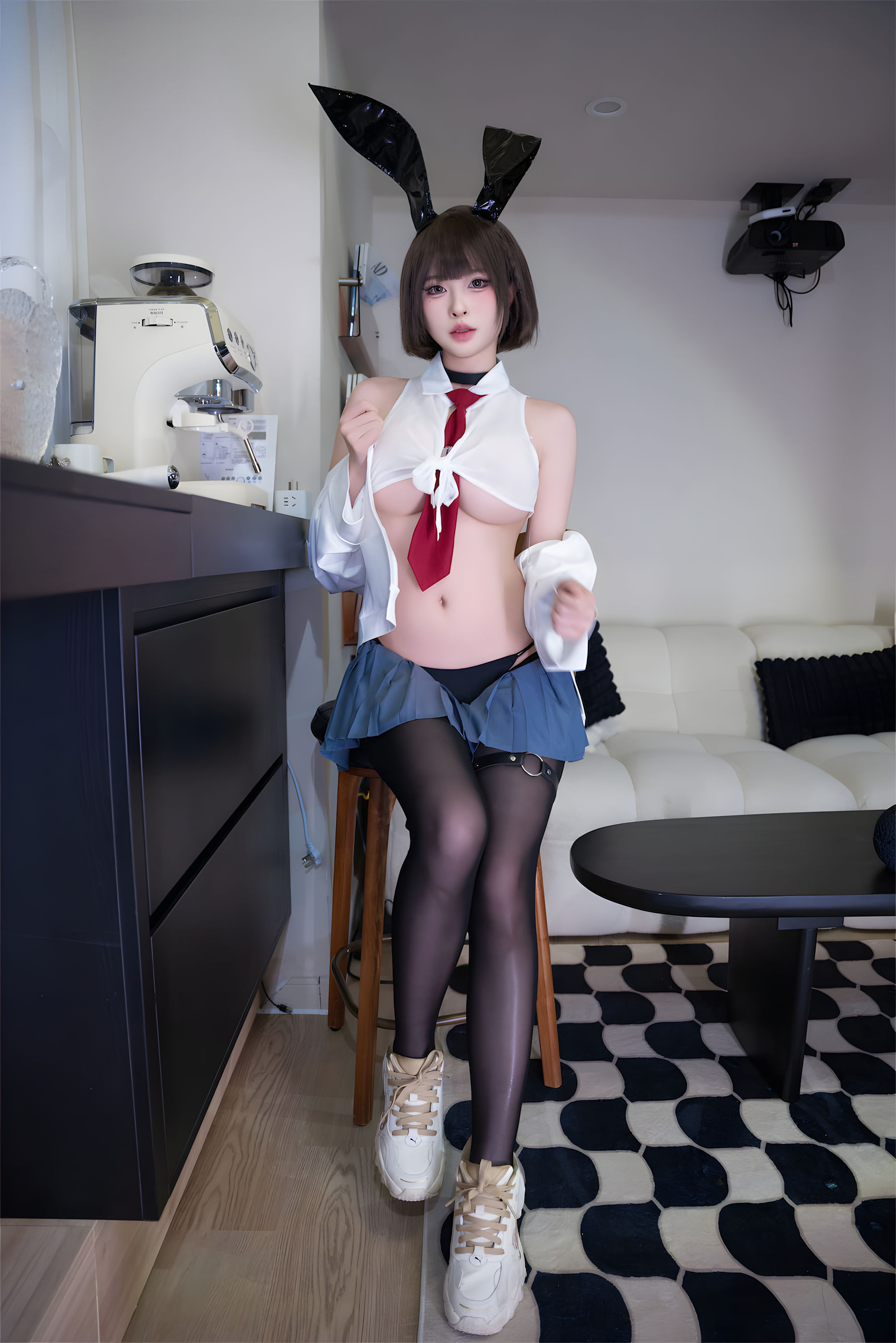 [COSPLAY] 清水由乃 JK兔女郎